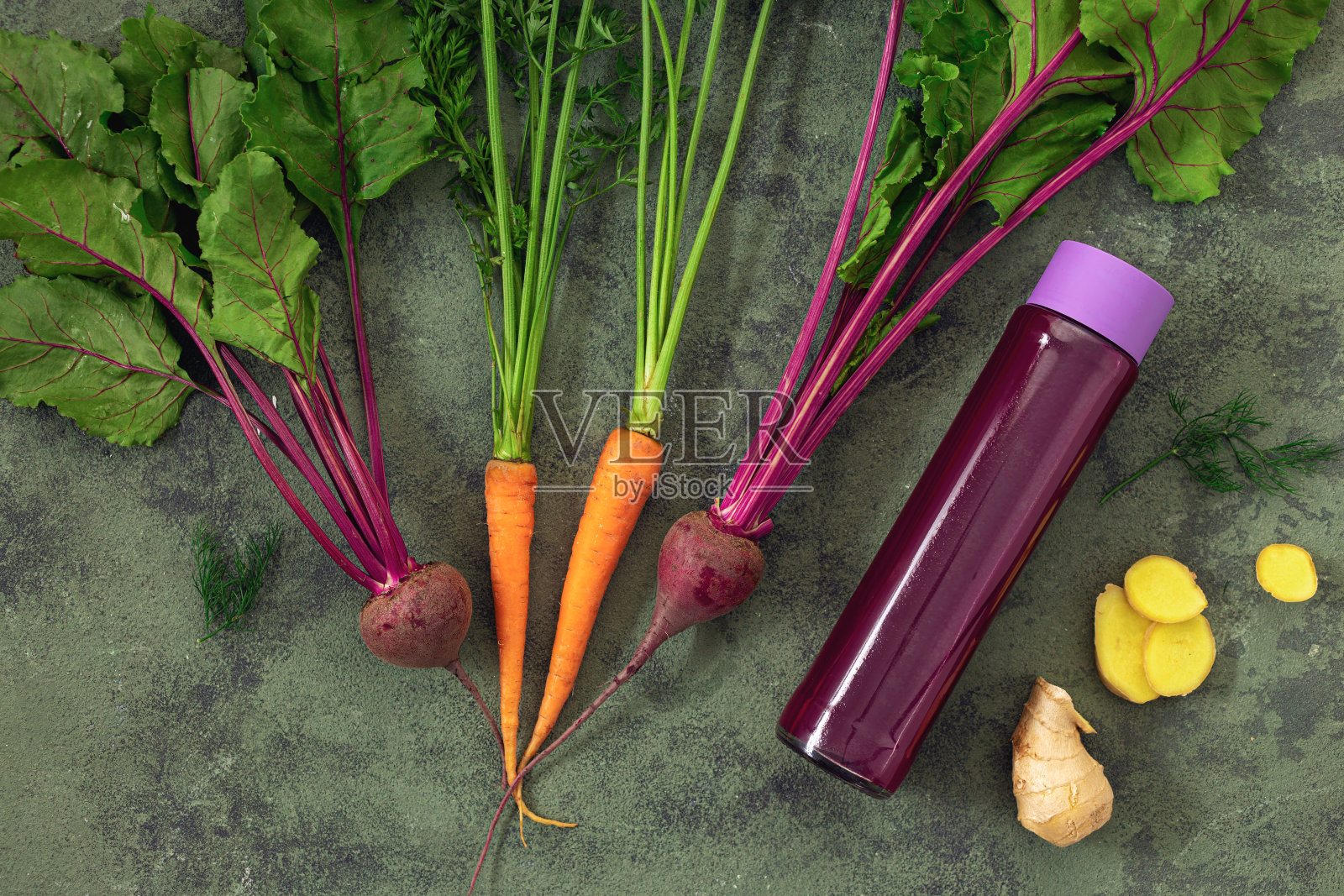 配料烹饪甜菜根排毒饮料健康饮食食品概念照片摄影图片