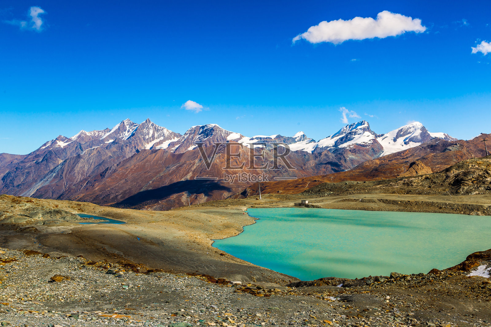 阿尔卑斯山脉景观在瑞士照片摄影图片