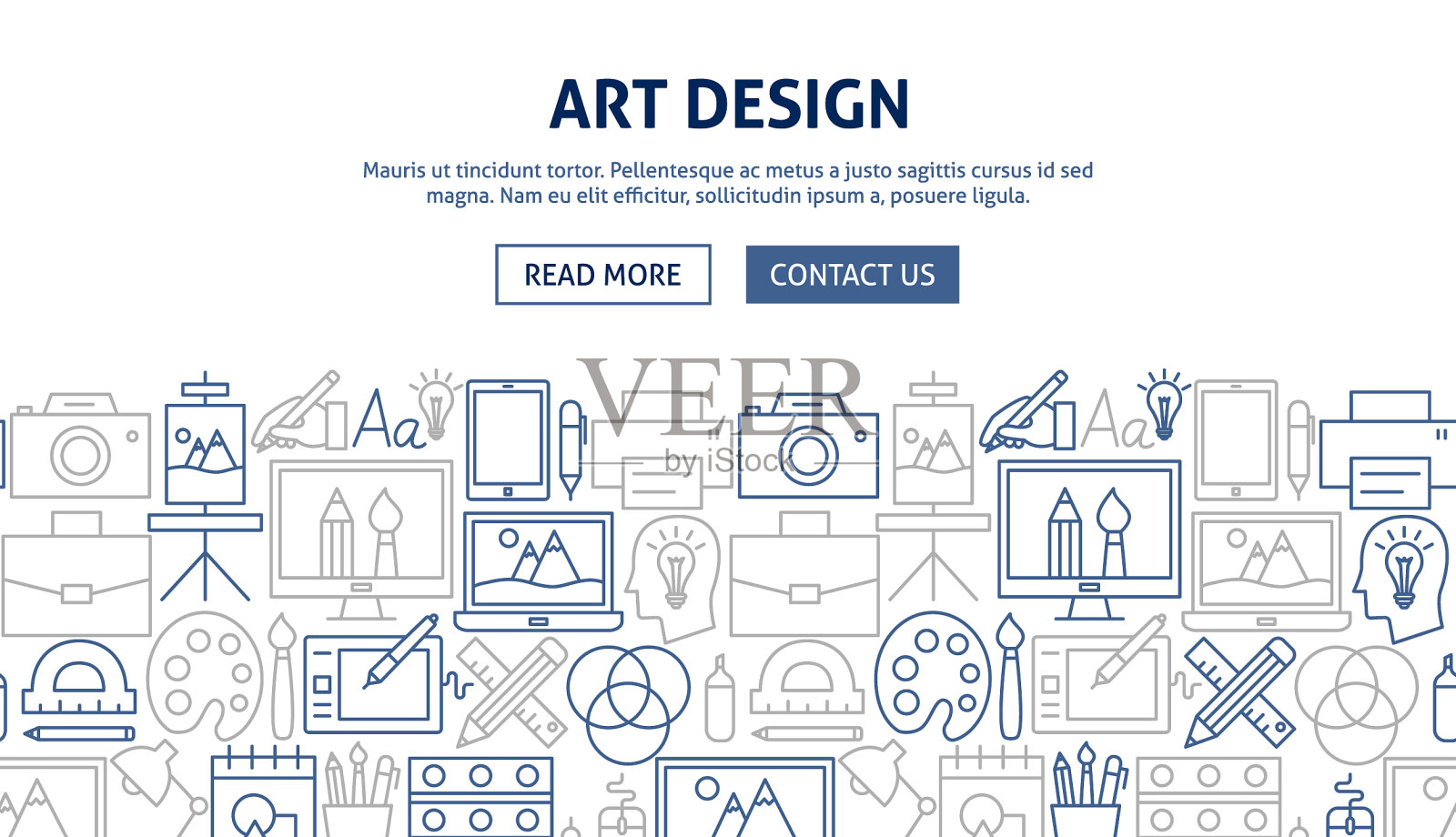 艺术设计横幅设计插画图片素材