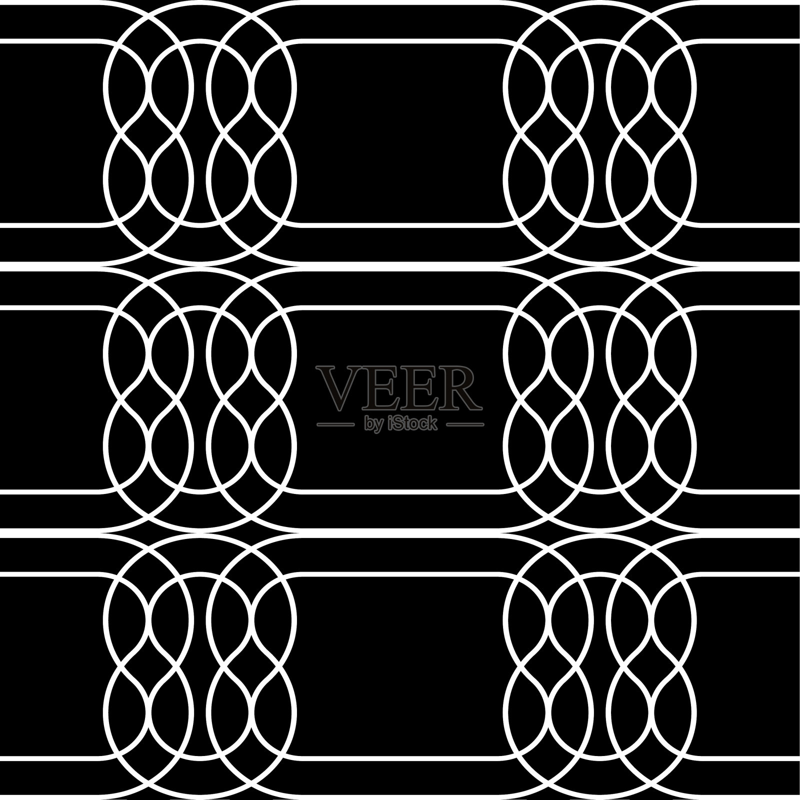 设计无缝单色光栅图案插画图片素材