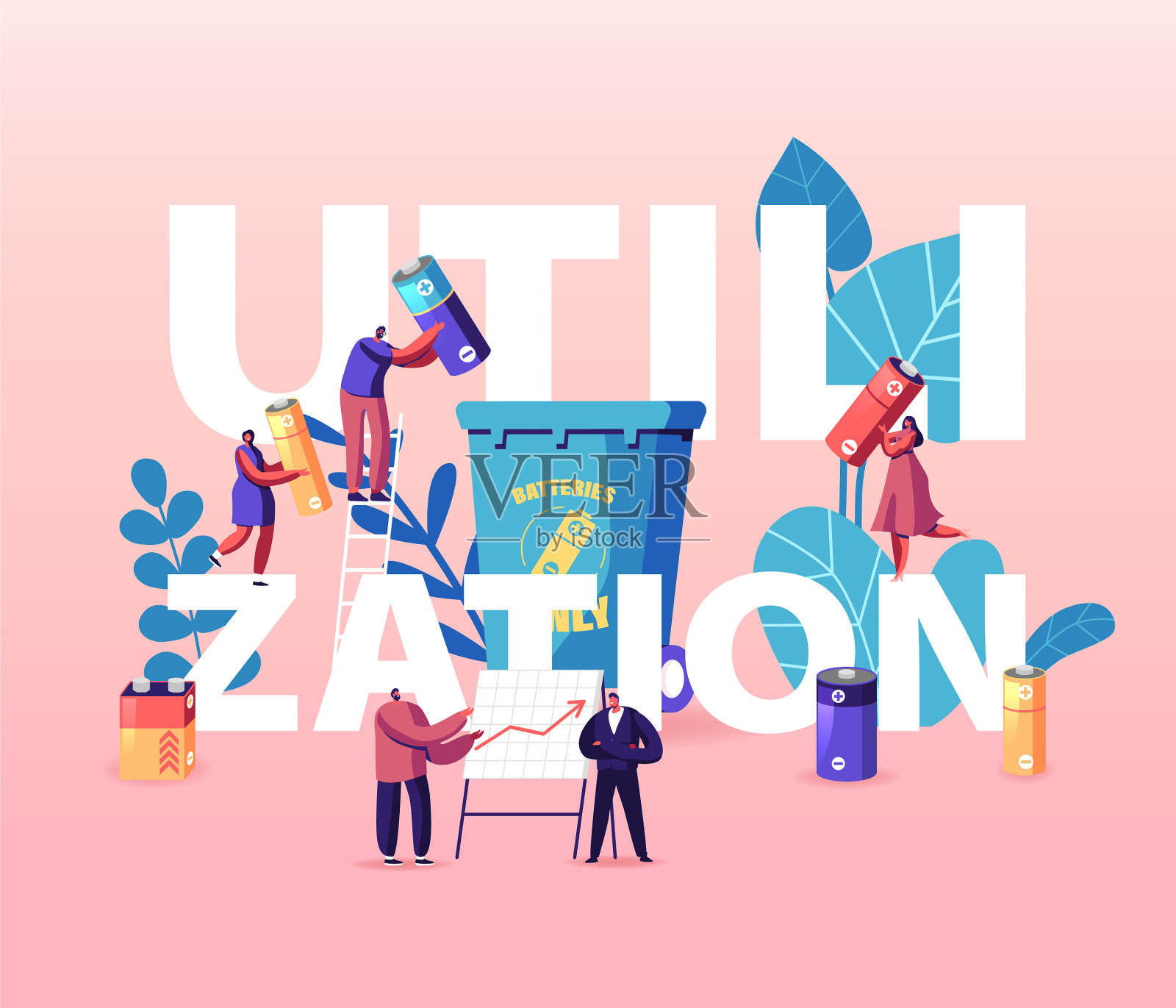 利用再循环的概念，人们把使用设计模板素材