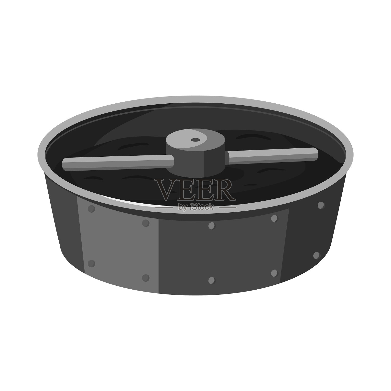 孤立对象咖啡和烘焙标志插画图片素材