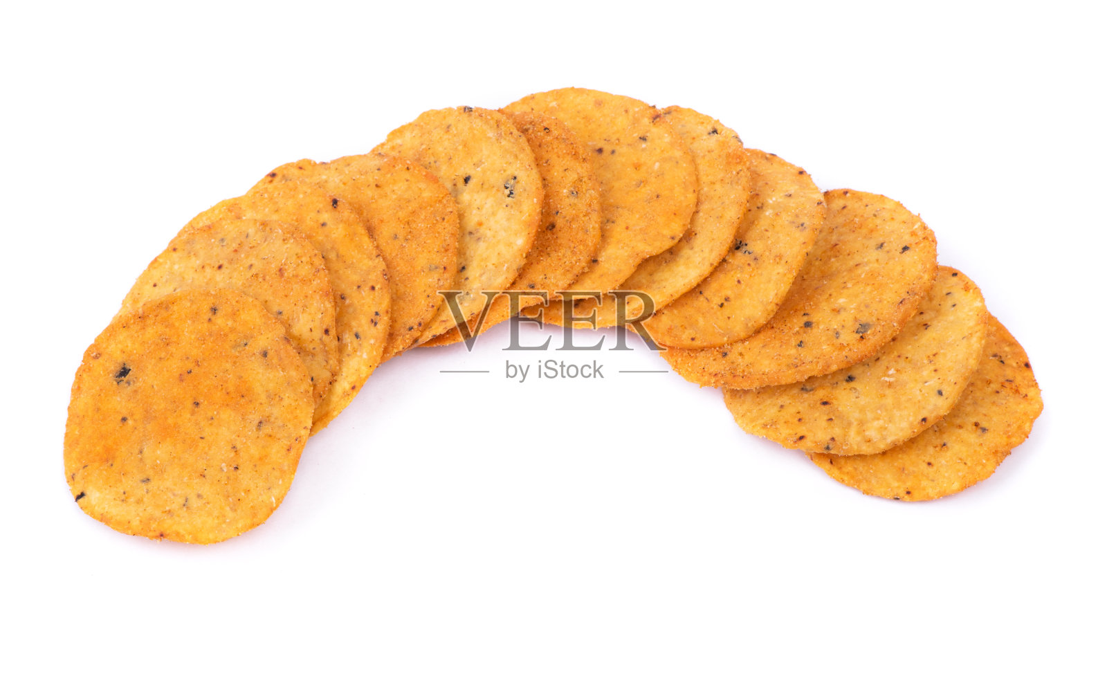 一堆圆玉米片照片摄影图片