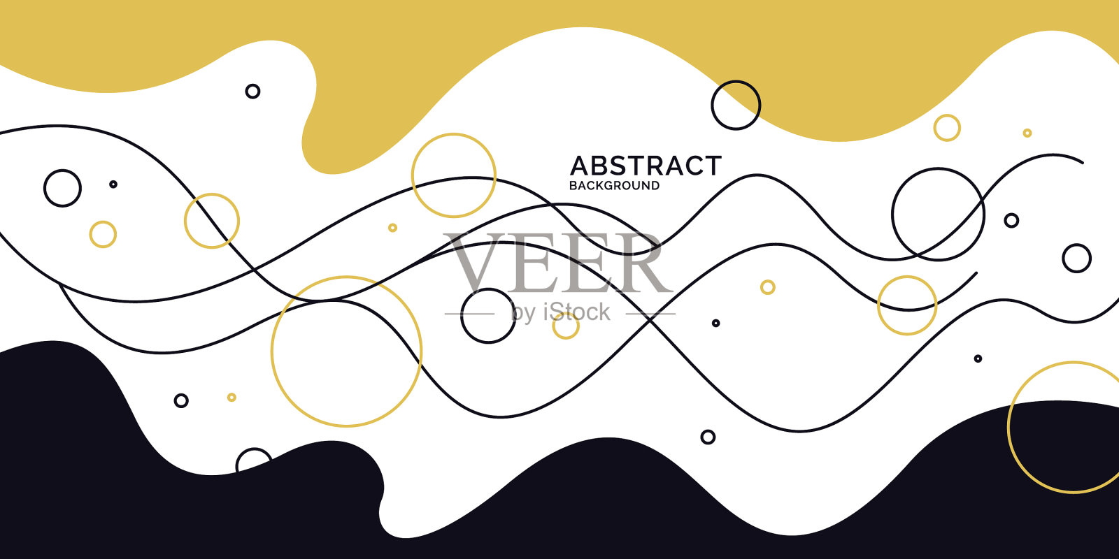 现代背景与抽象元素插画图片素材