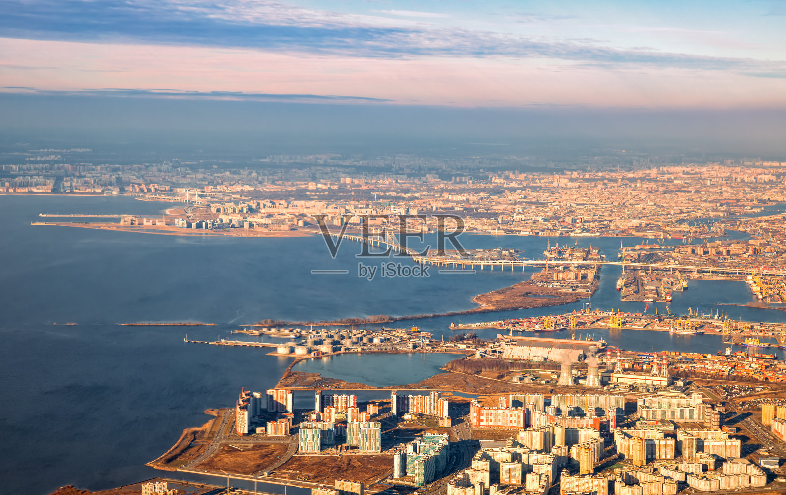 圣彼得堡鸟瞰图照片摄影图片