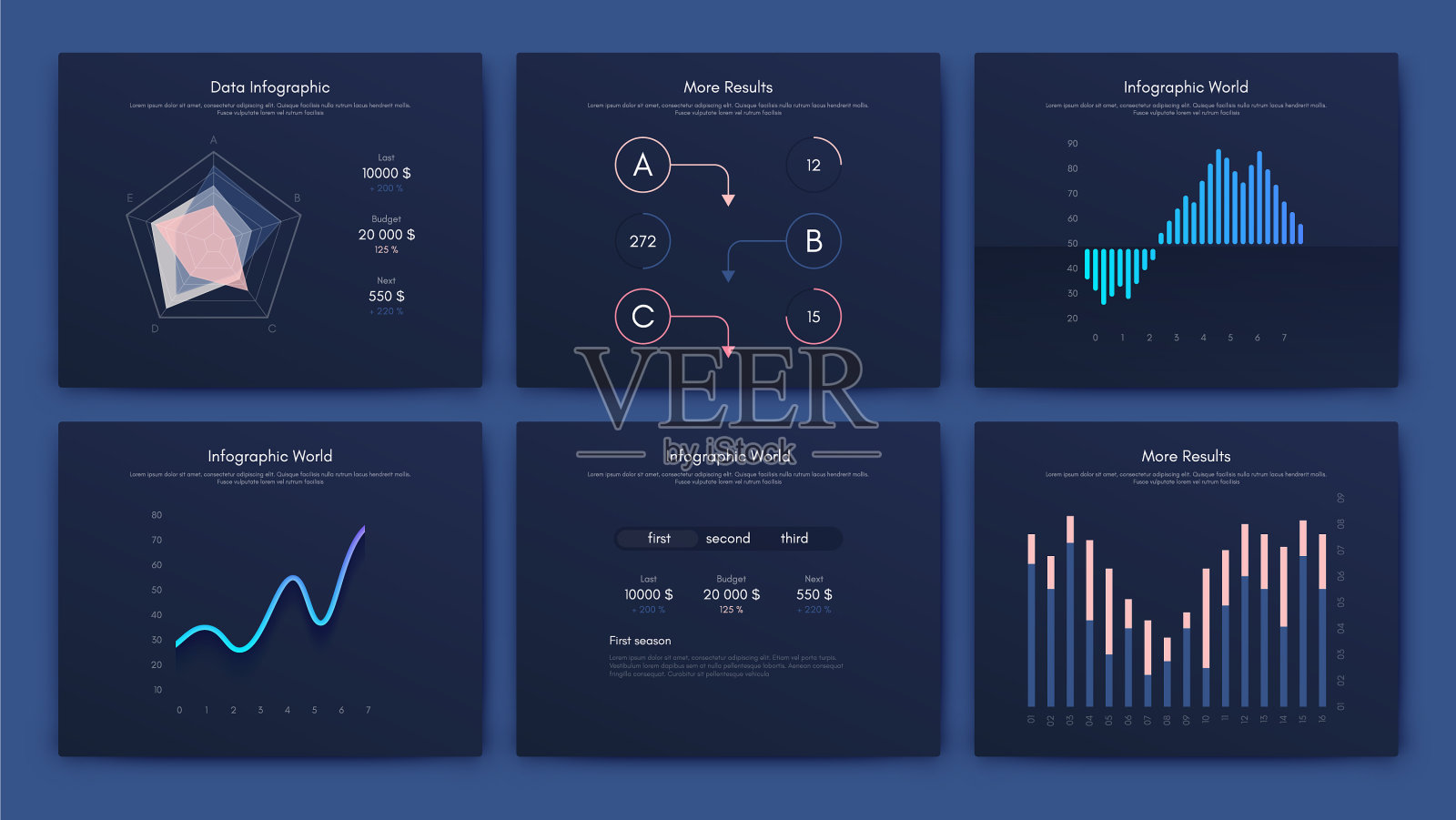 大集信息图形元素eps10股票图标素材