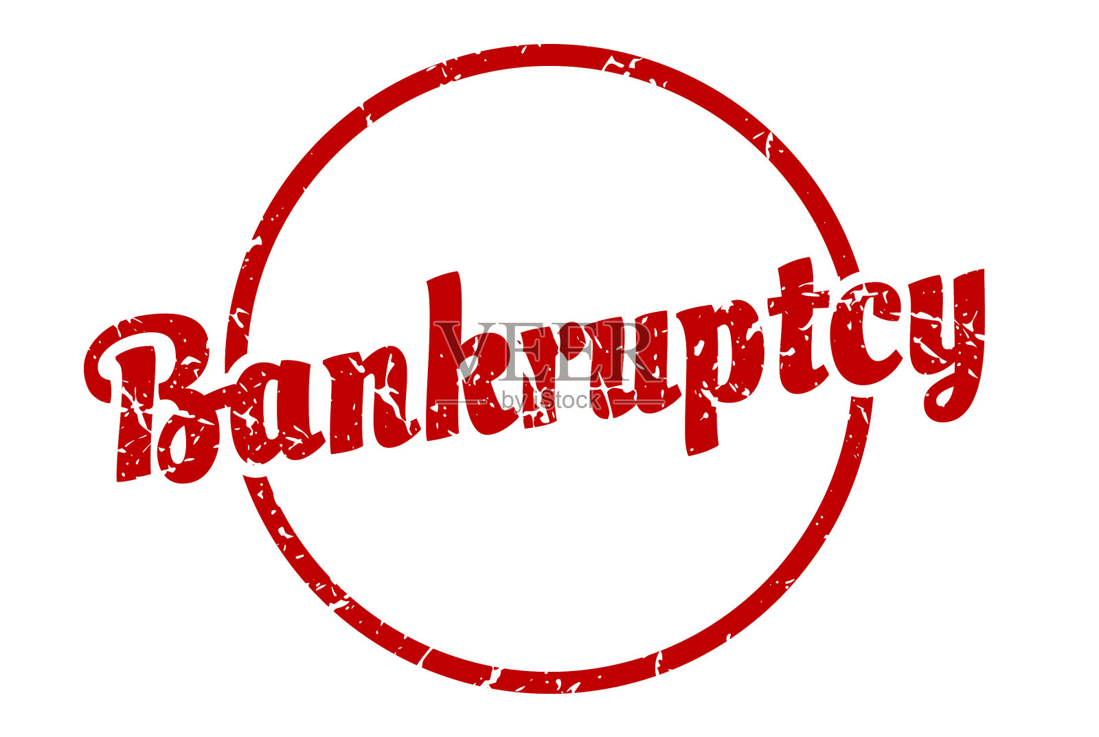 破产标志破产轮复古垃圾音乐插画图片素材