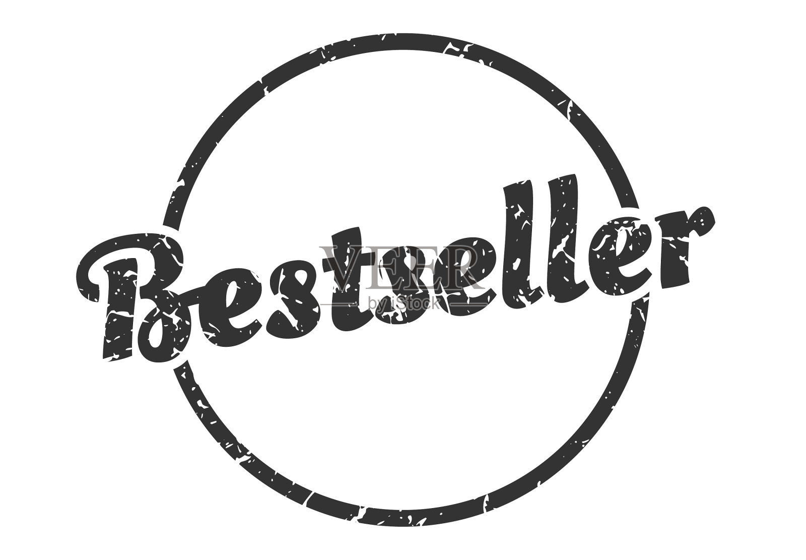 最畅销的标志，最畅销的圆形vintage grunge插画图片素材