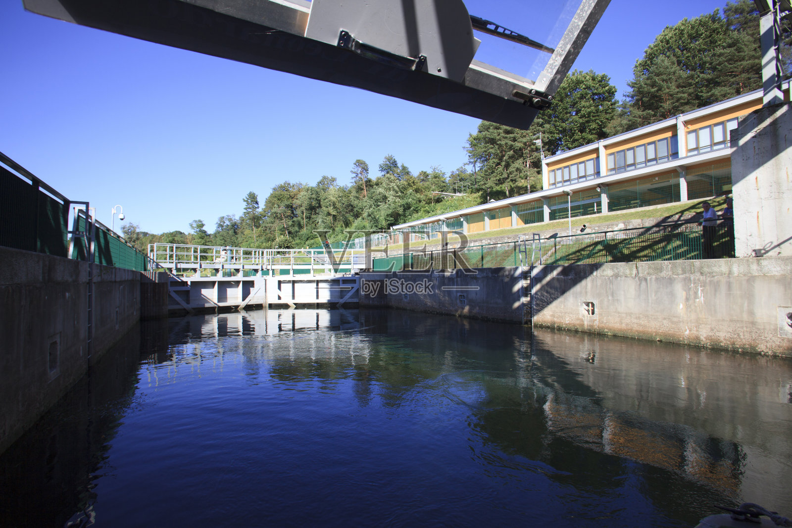 提契诺河，伦巴第，皮埃蒙特，意大利。照片摄影图片