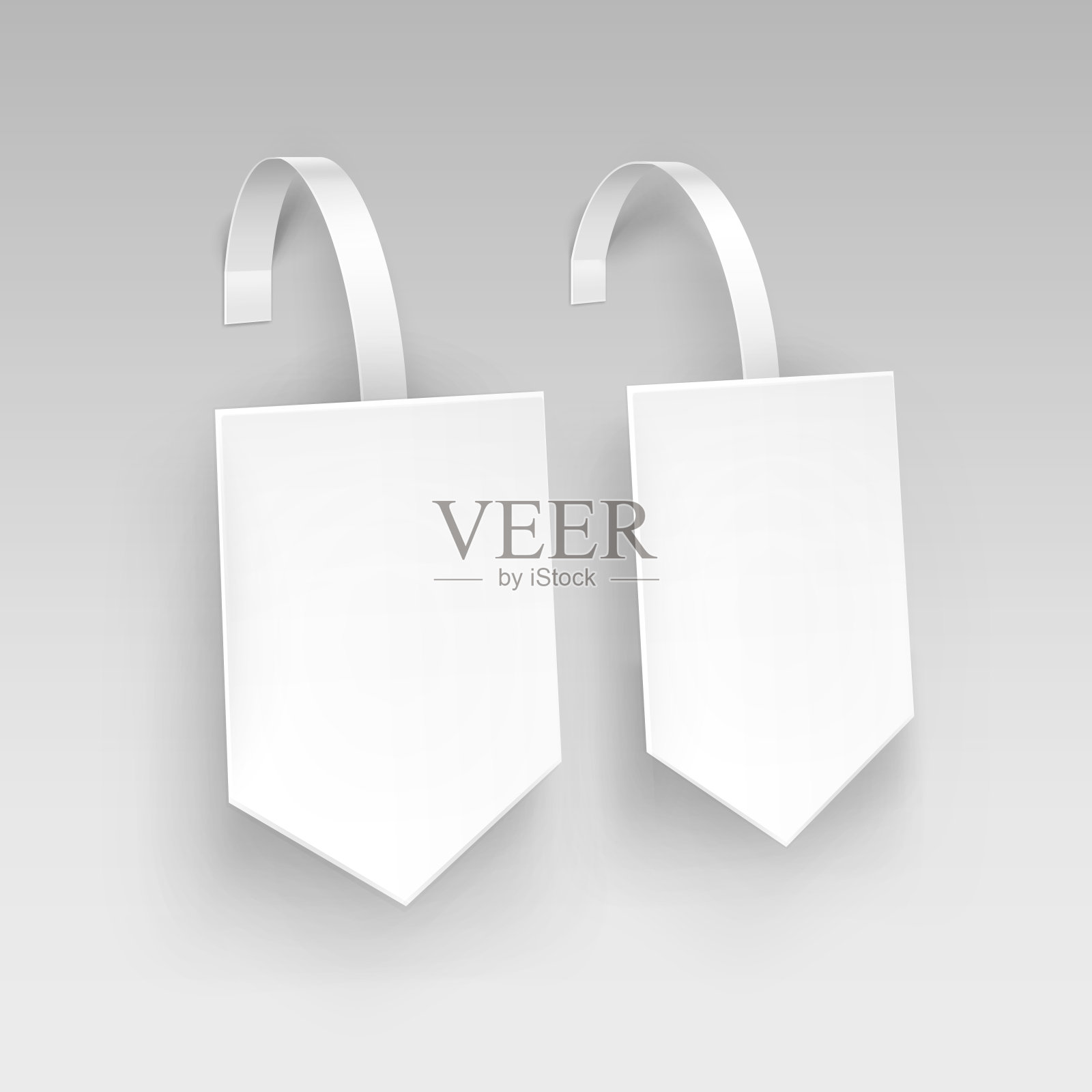 白色方箭纸塑料价格波动插画图片素材