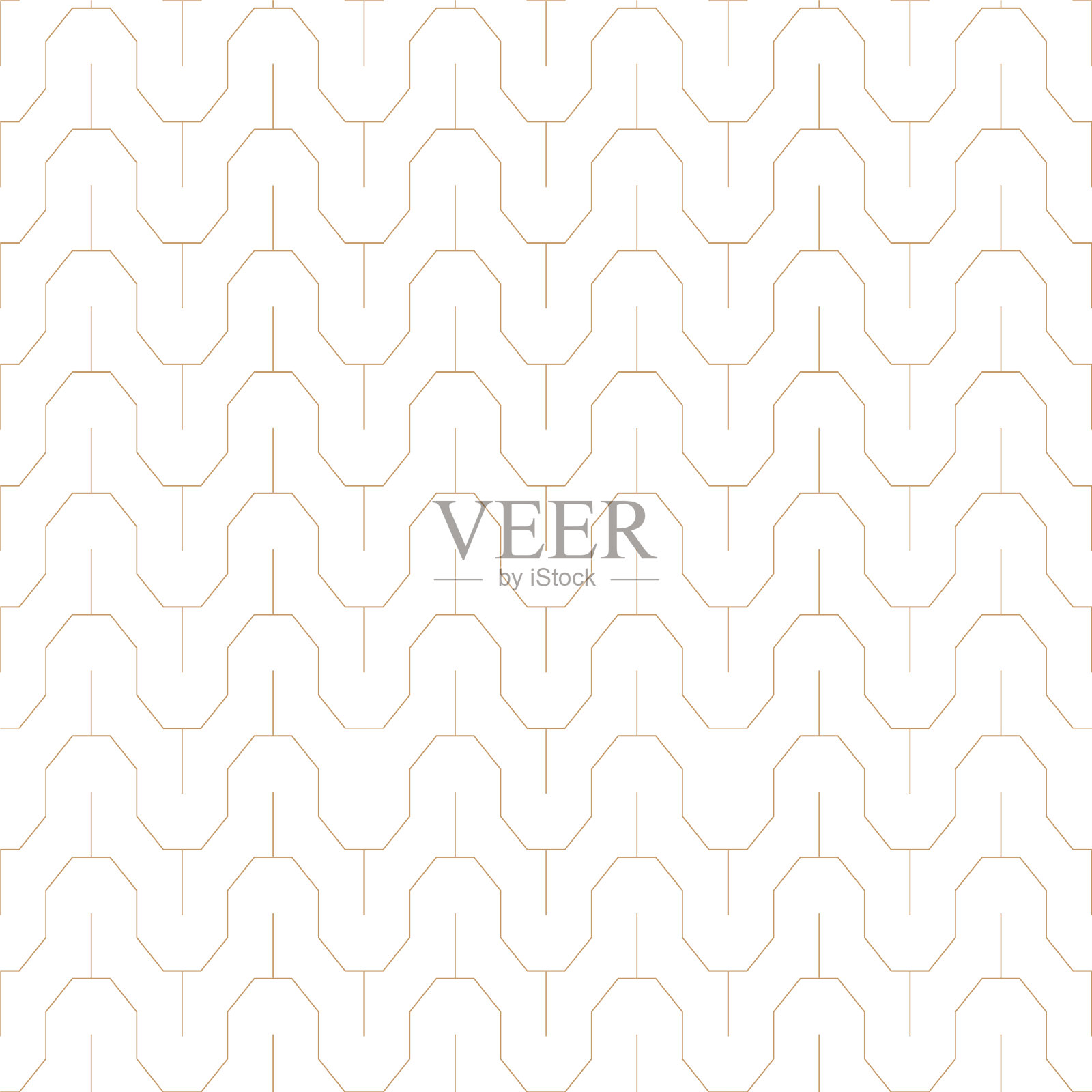 矢量无缝几何极简模式。豪华时尚的背景。创意线性金色纹理插画图片素材