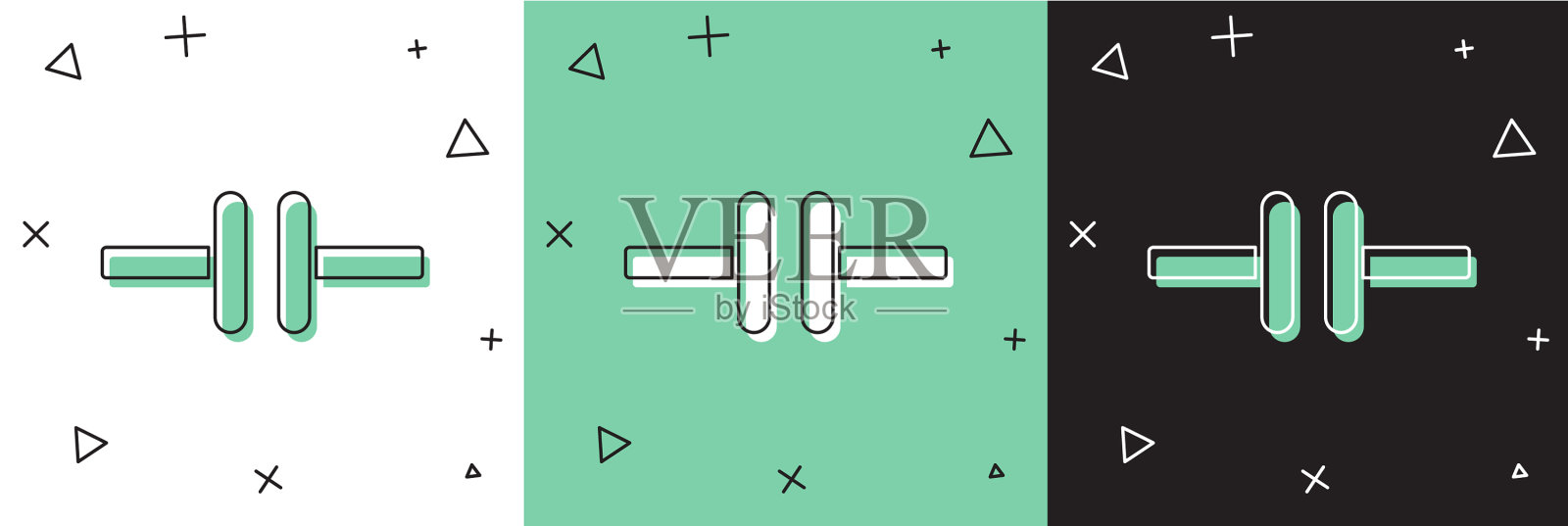 将电路方案图标隔离在白色上图标素材