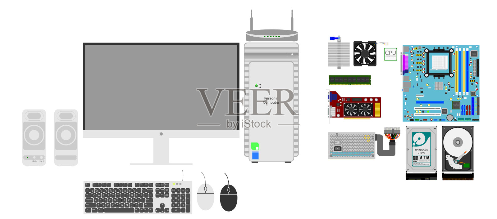 或用于电脑台式机插画图片素材