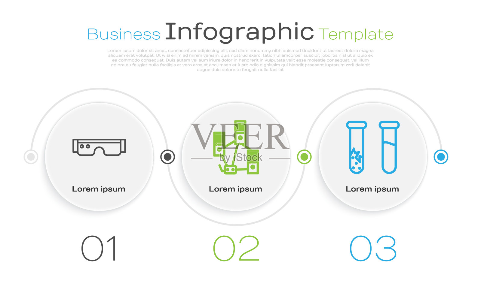 生产智能眼镜、电脑网络、试管、烧瓶等系列产品。业务信息模板。向量设计模板素材