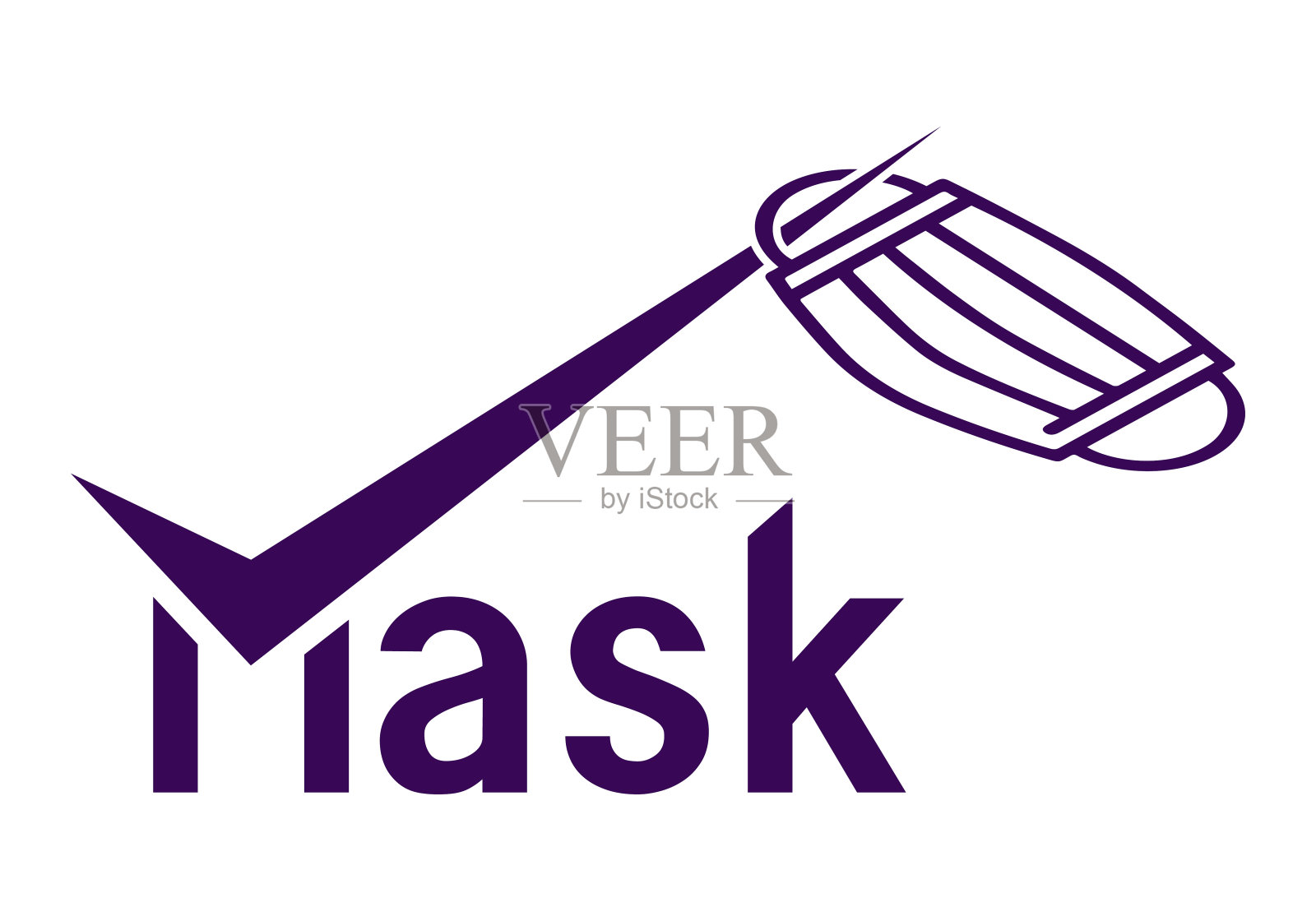 掩码标志，图标，符号插画图片素材