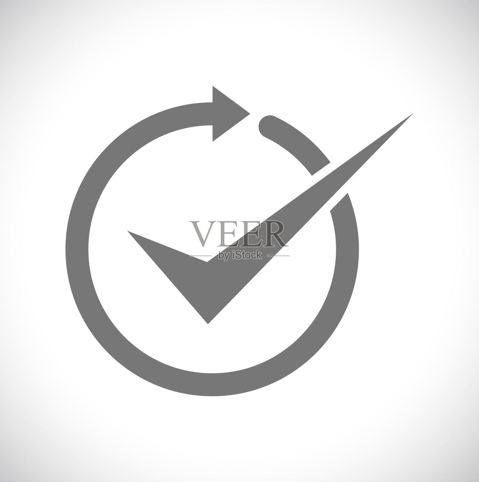 选中标记图标的箭头图标素材