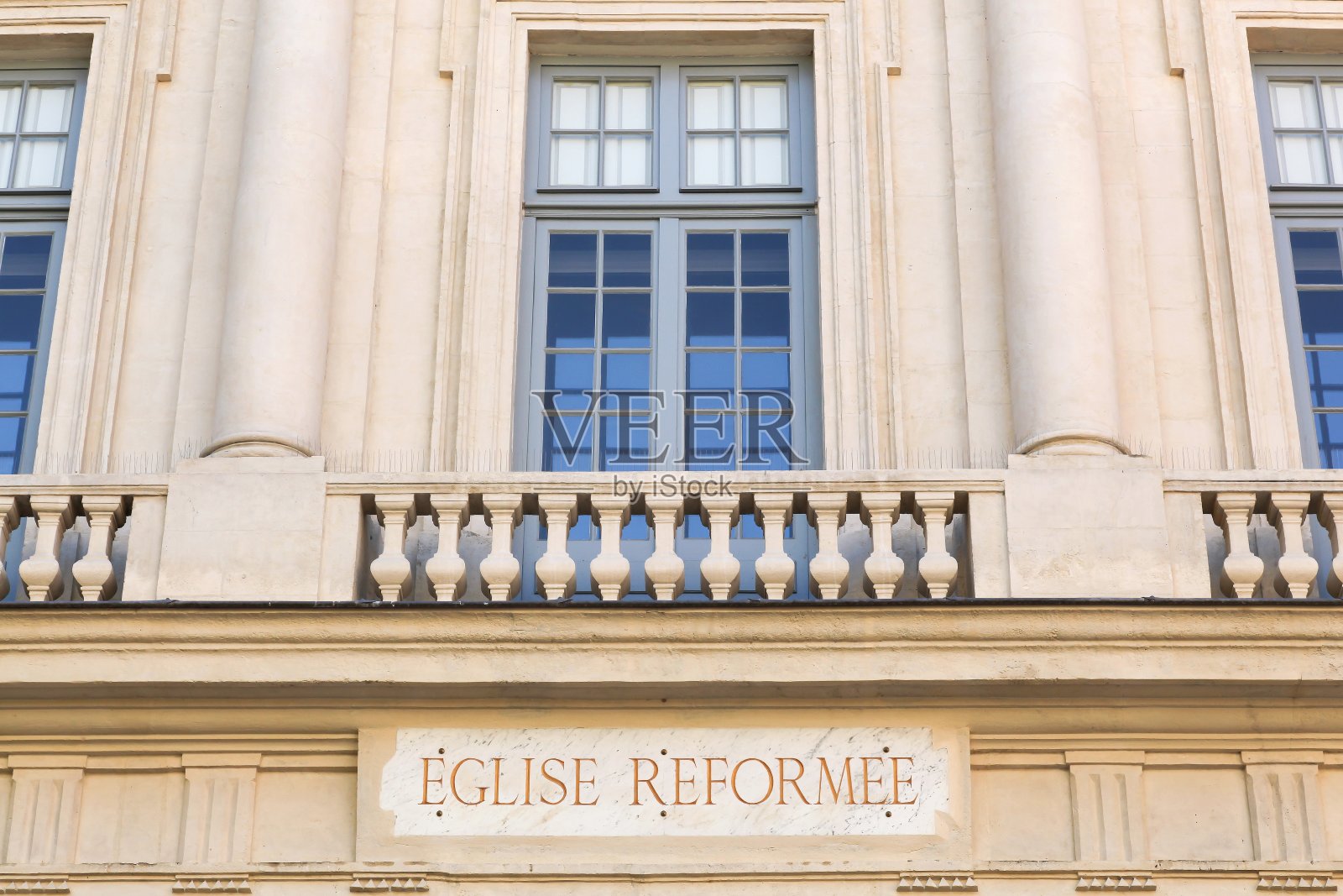 位于里昂的法国归正教会照片摄影图片