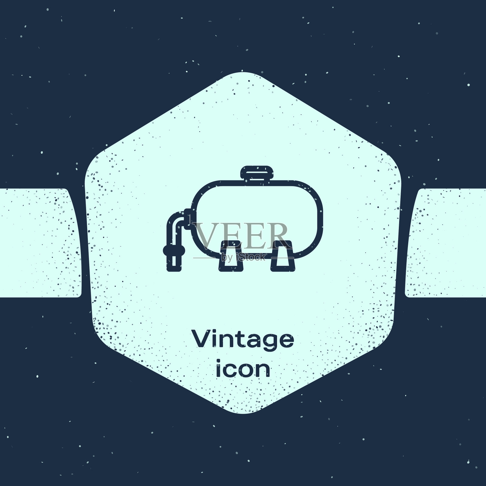 垃圾线油气工业工厂插画图片素材