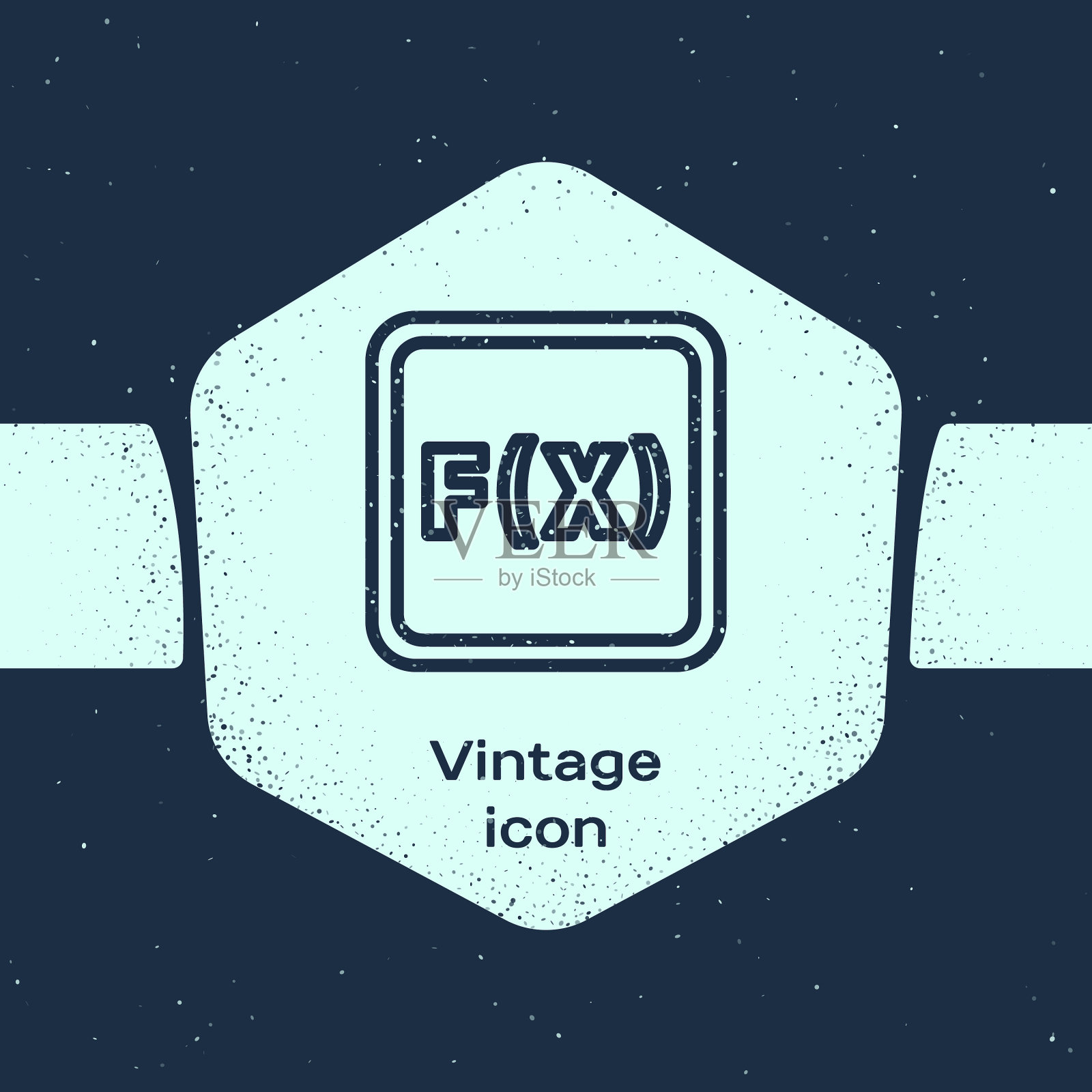 Grunge线数学方程组解图标素材