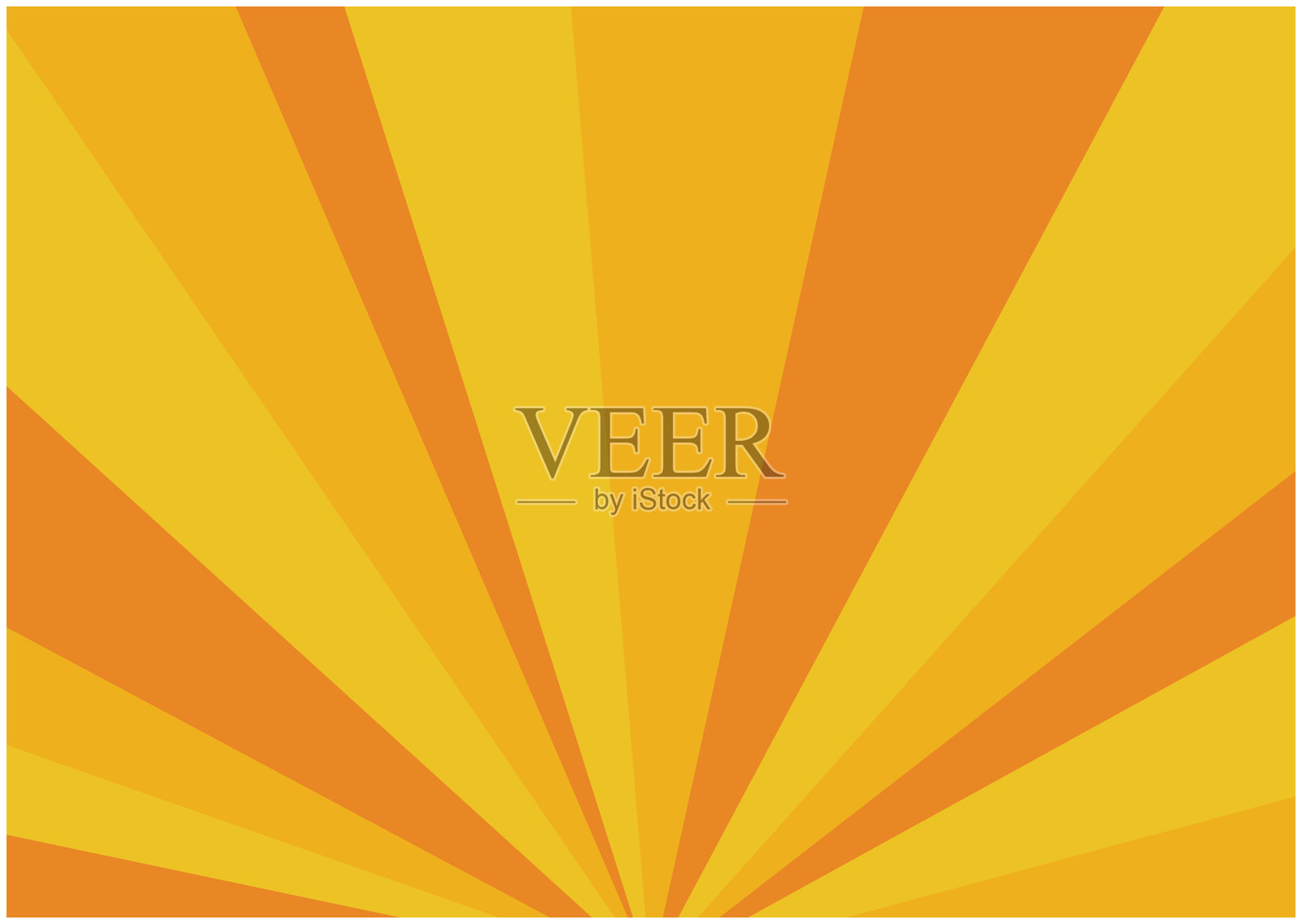 这是万圣节的背景插图，呈放射状扩散。矢量图像。插画图片素材