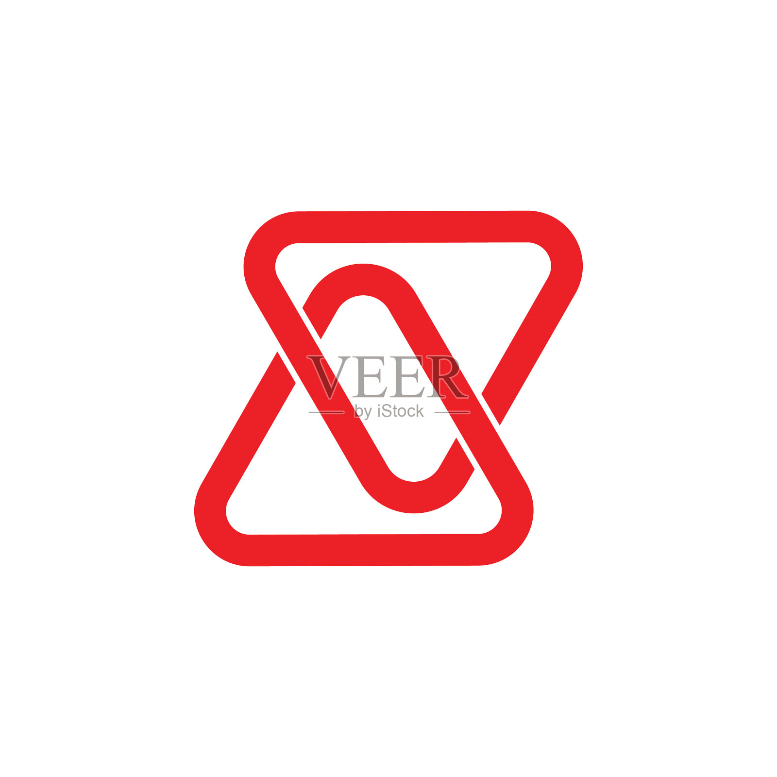 链接三角形抽象字母s标志设计元素图片