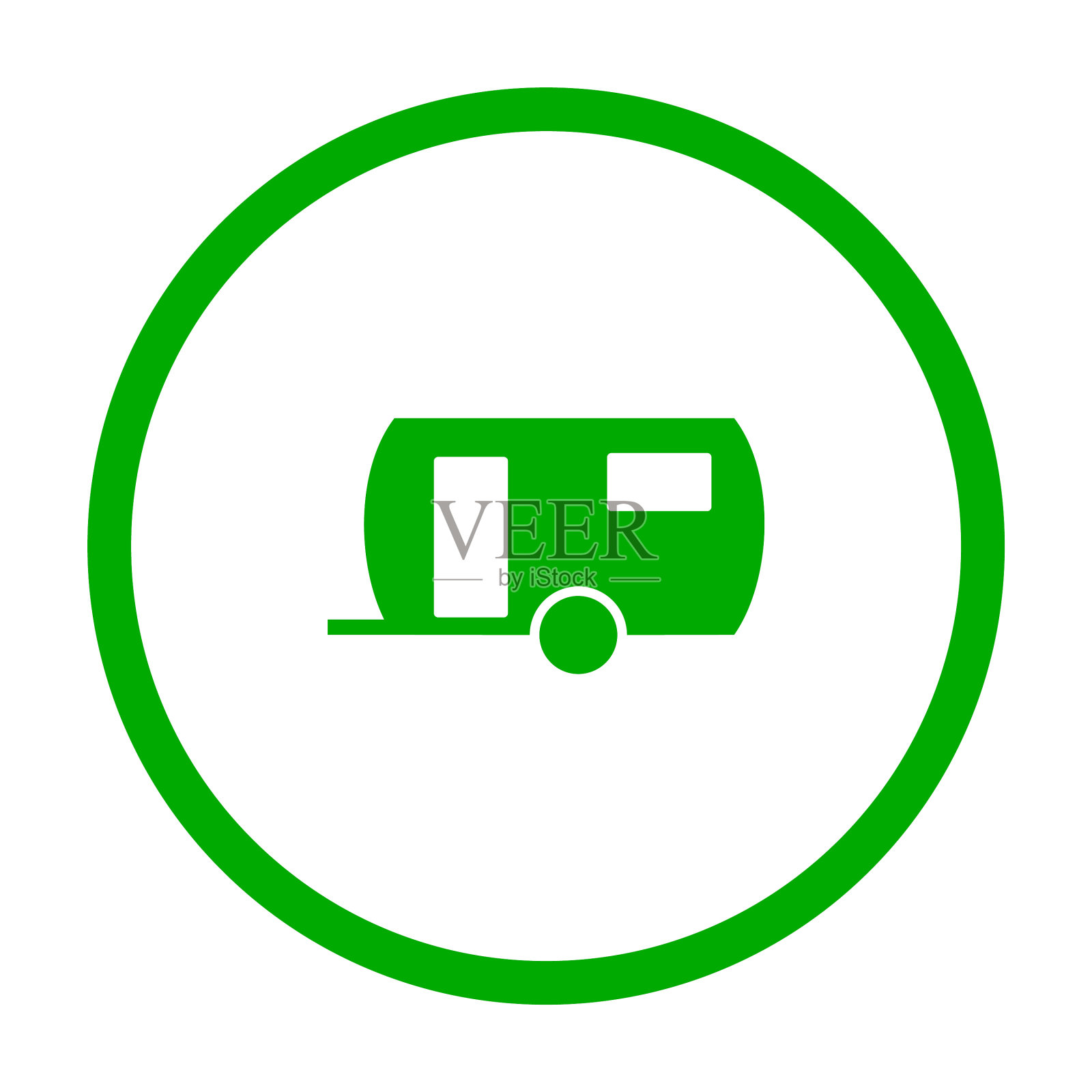 预告片和圆插画图片素材