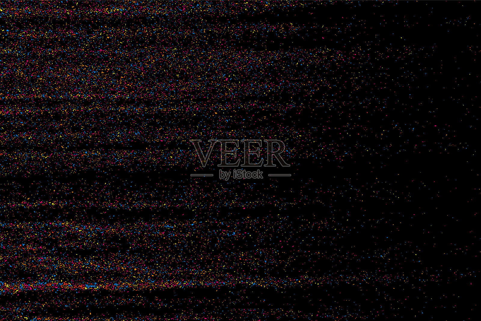 摘要爆炸纸屑插画图片素材