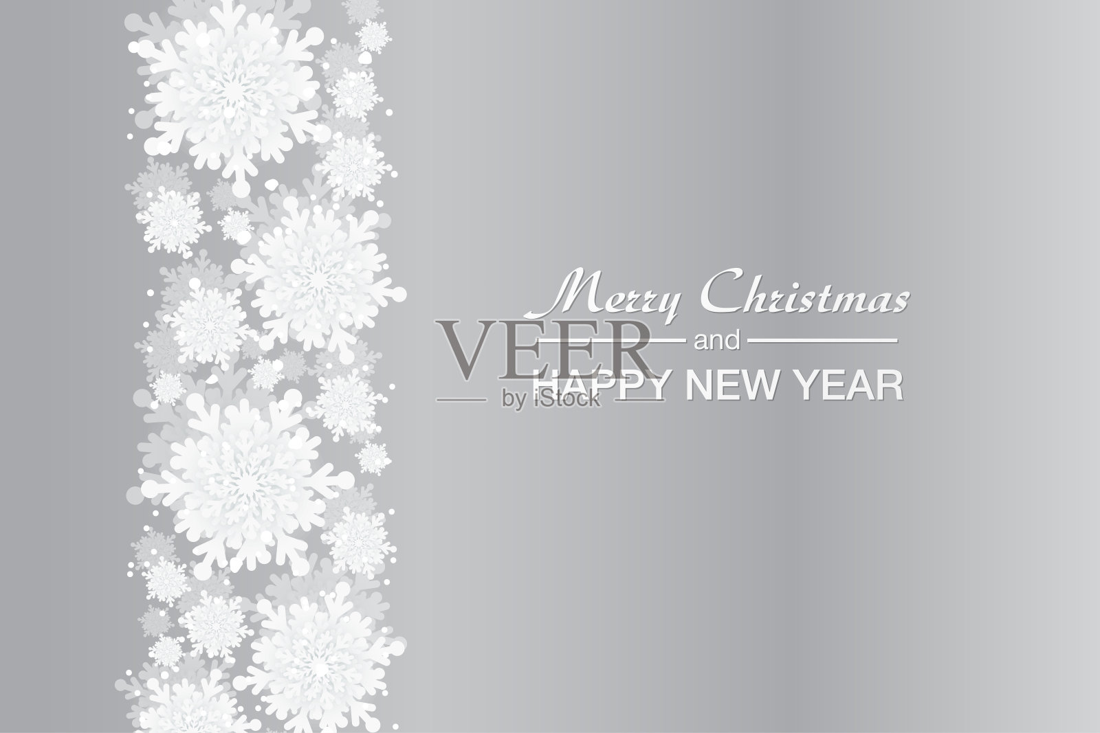 15、矢旗迎圣诞，迎新年，飘雪花插画图片素材