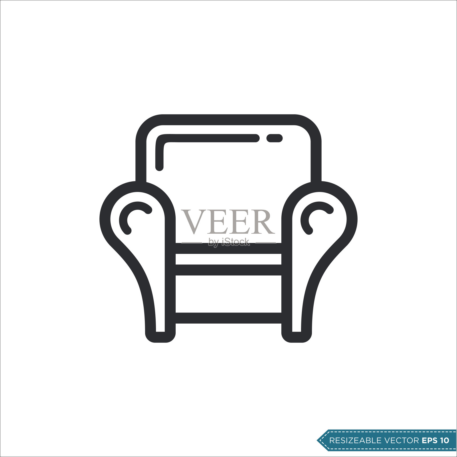 沙发沙发图标矢量模板插图设计插画图片素材