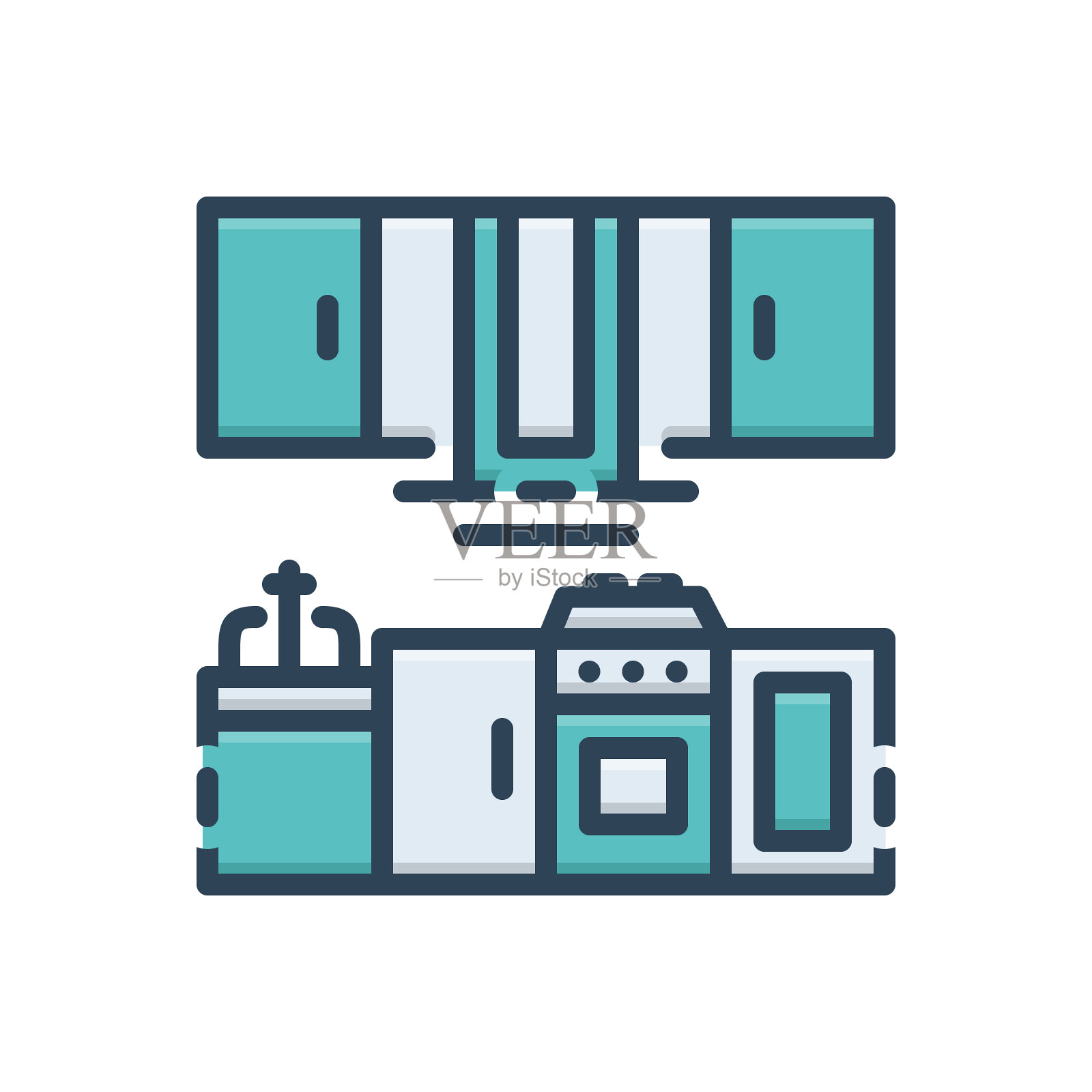 厨房烹饪插画图片素材