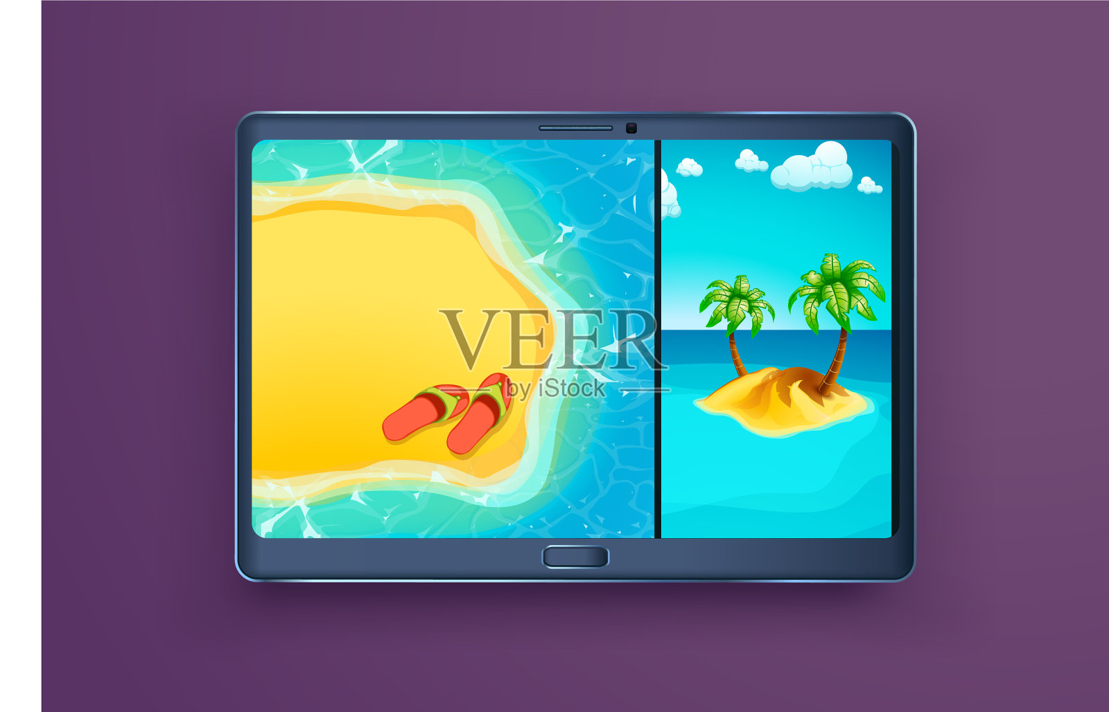 岛party10照片插画图片素材