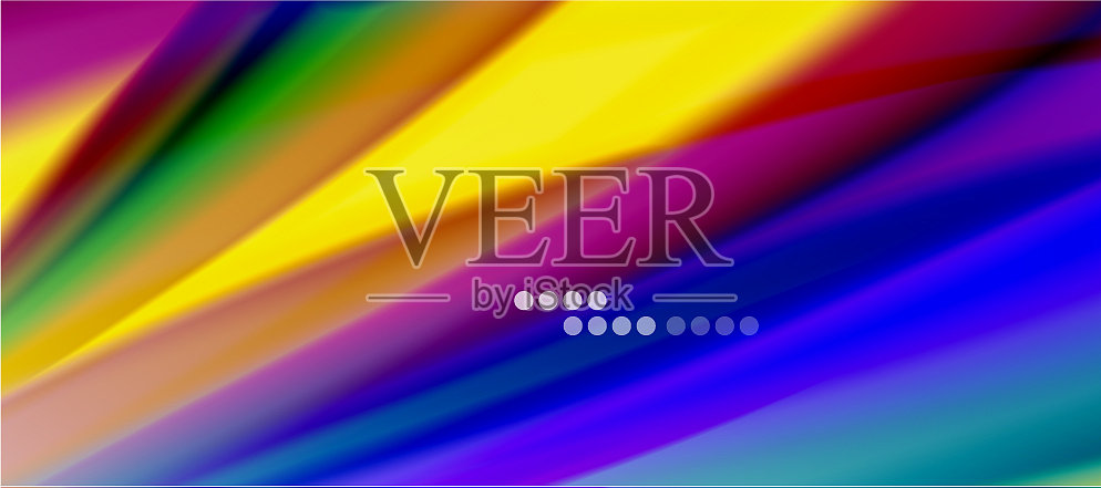 波浪线条抽象背景光滑的丝绸设计插画图片素材