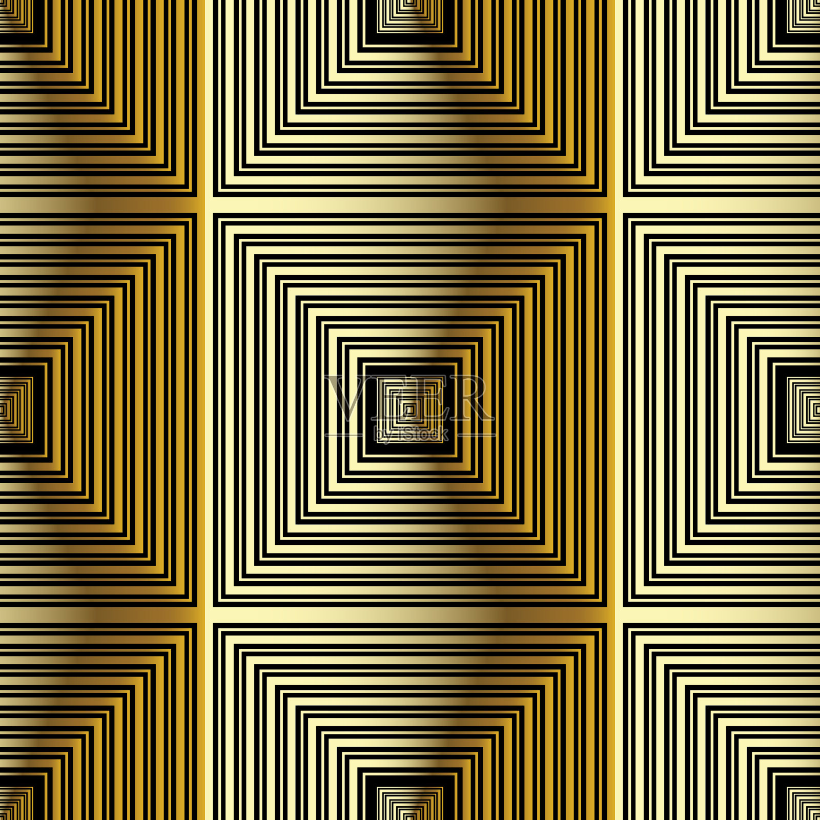 黄金3d格子无缝格子图案插画图片素材