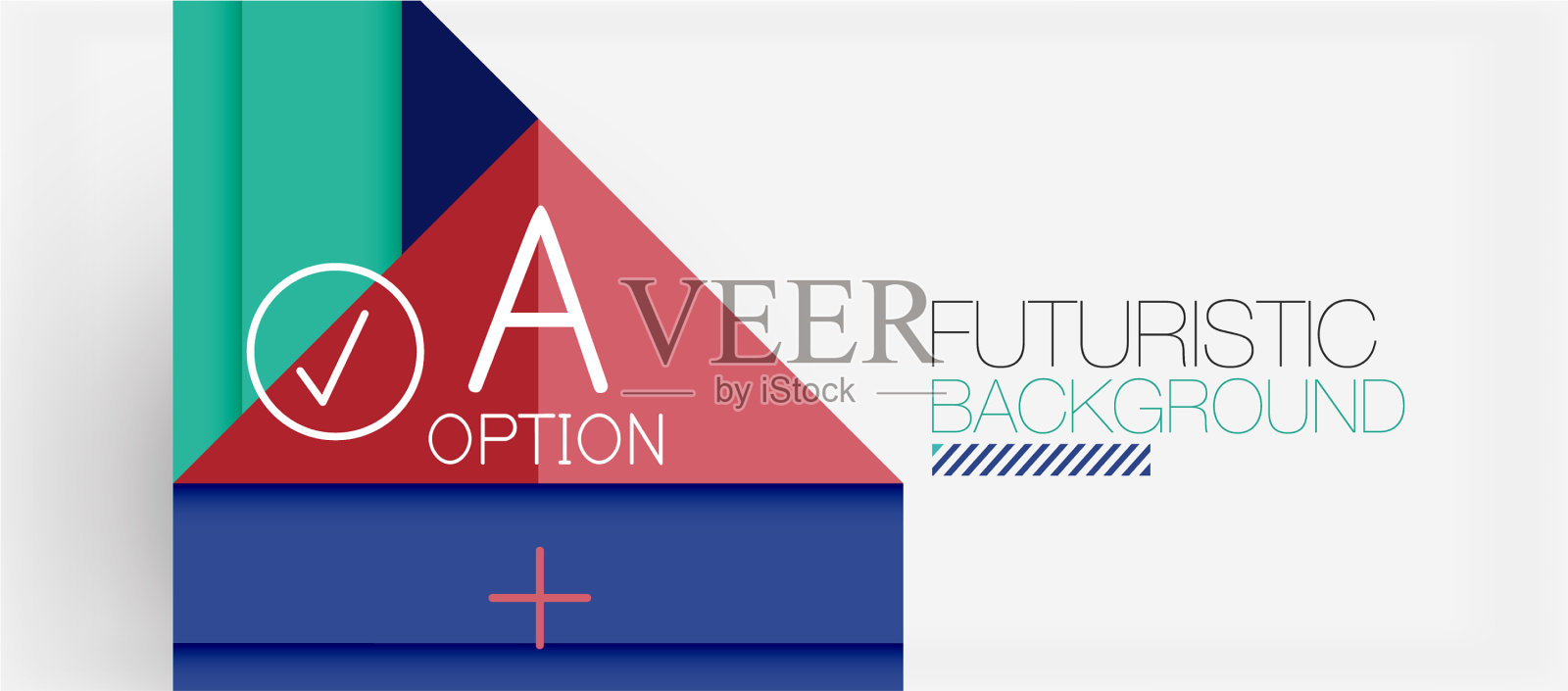 抽象背景几何业务插画图片素材