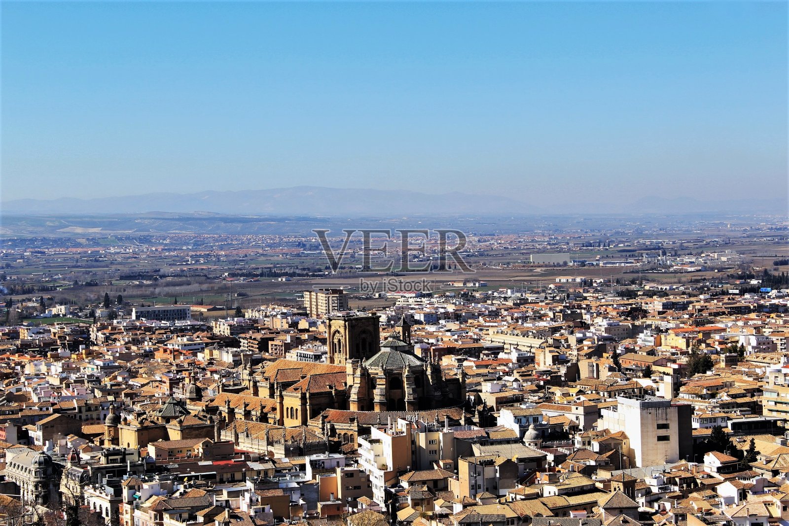 西班牙格拉纳达村景观照片摄影图片