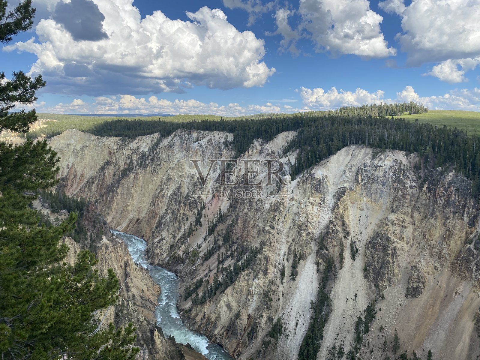 黄石大峡谷照片摄影图片