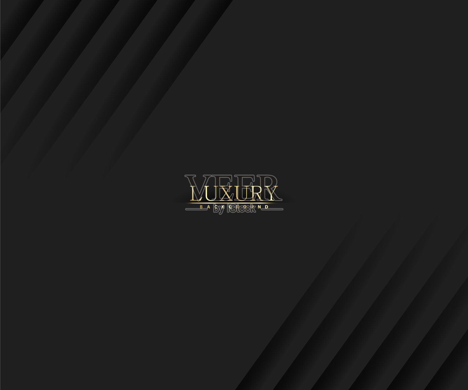 优质的背景。抽象的豪华模式。金色闪光条纹背景。抽象的金色线条纹理。黑色模式矢量插图。插画图片素材