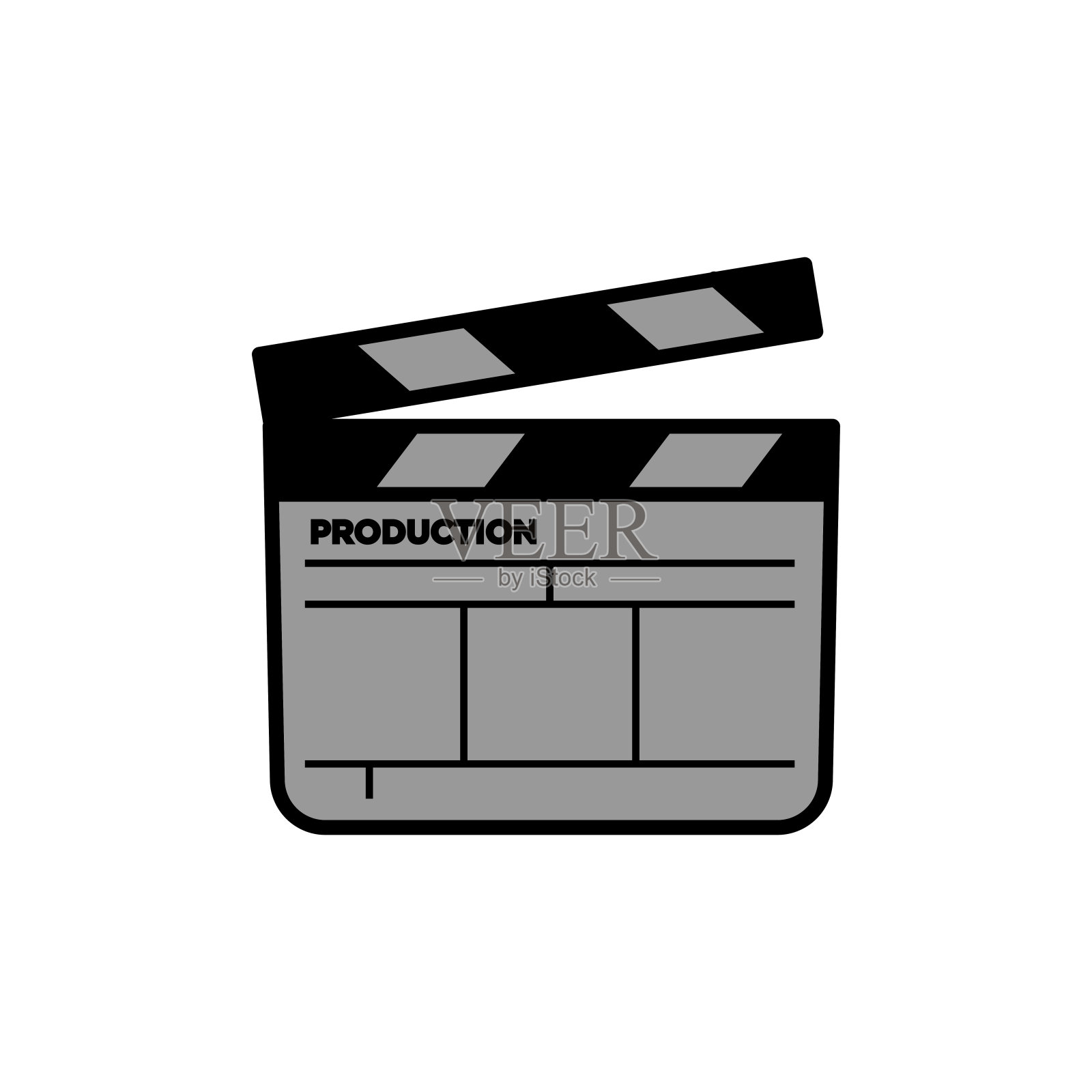 克拉珀图标时尚的平面设计图标素材