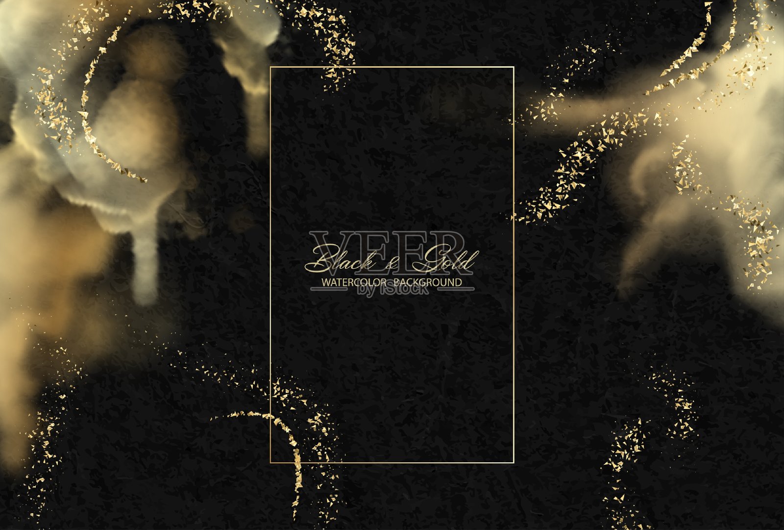 水彩画的背景插画图片素材