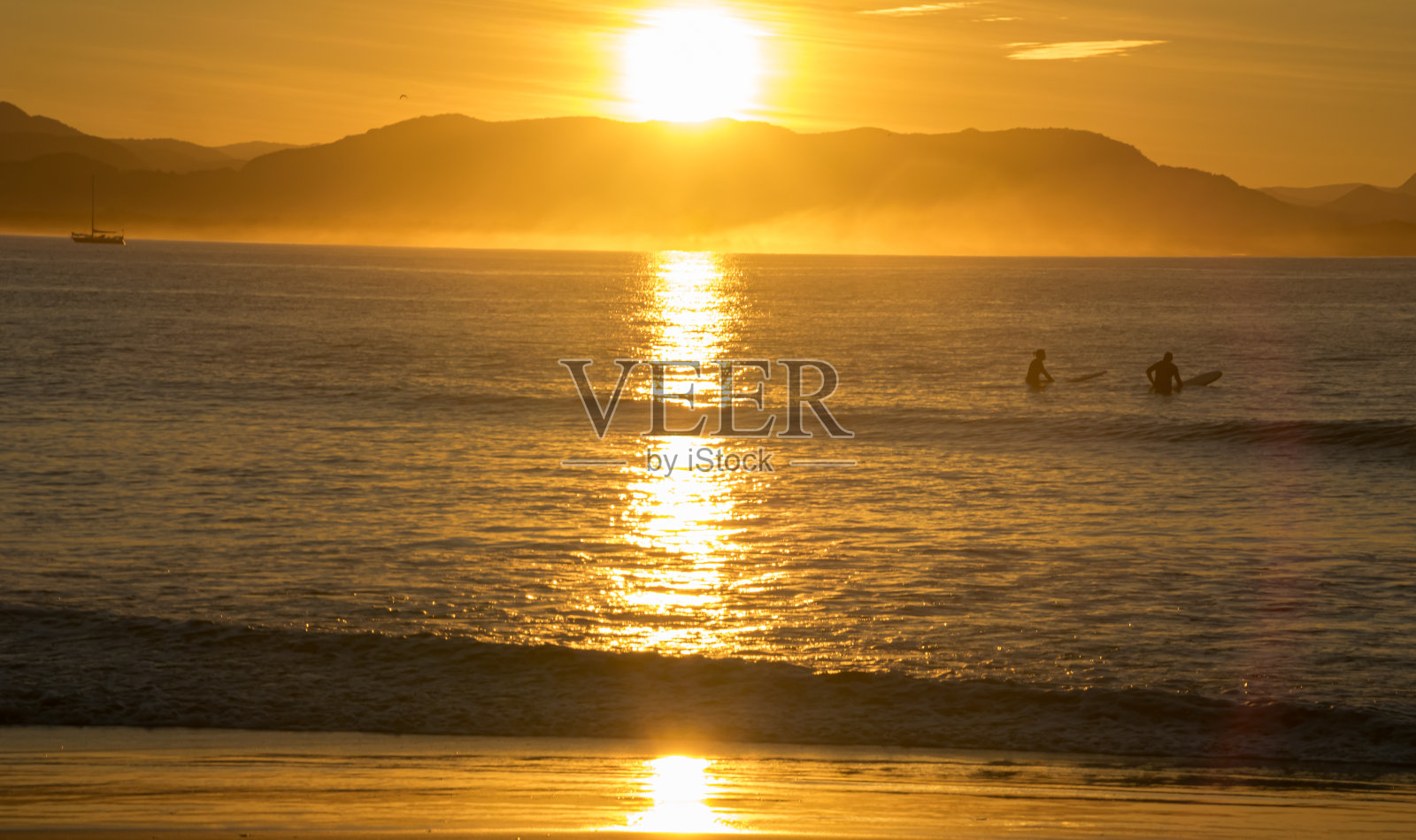 2018年悉尼新南威尔士州海滩全景照片摄影图片