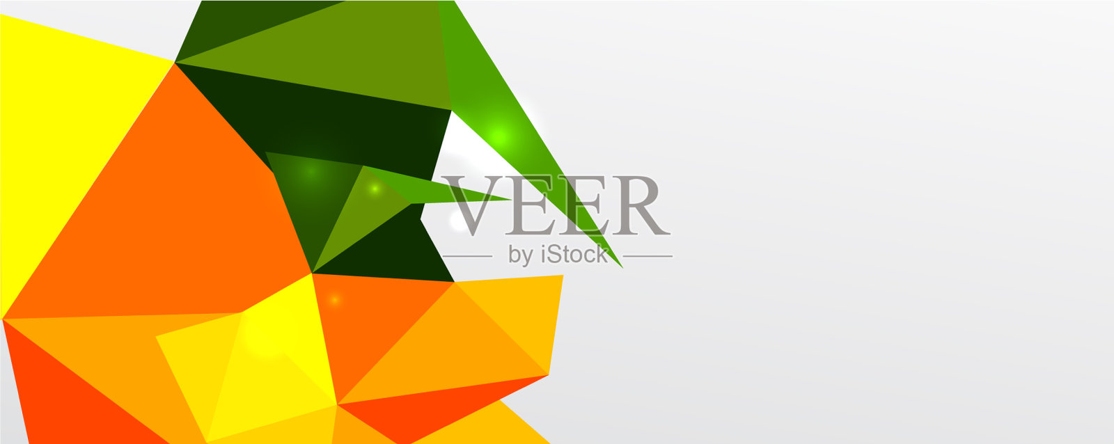 抽象背景-时髦的低多边形三角形插画图片素材