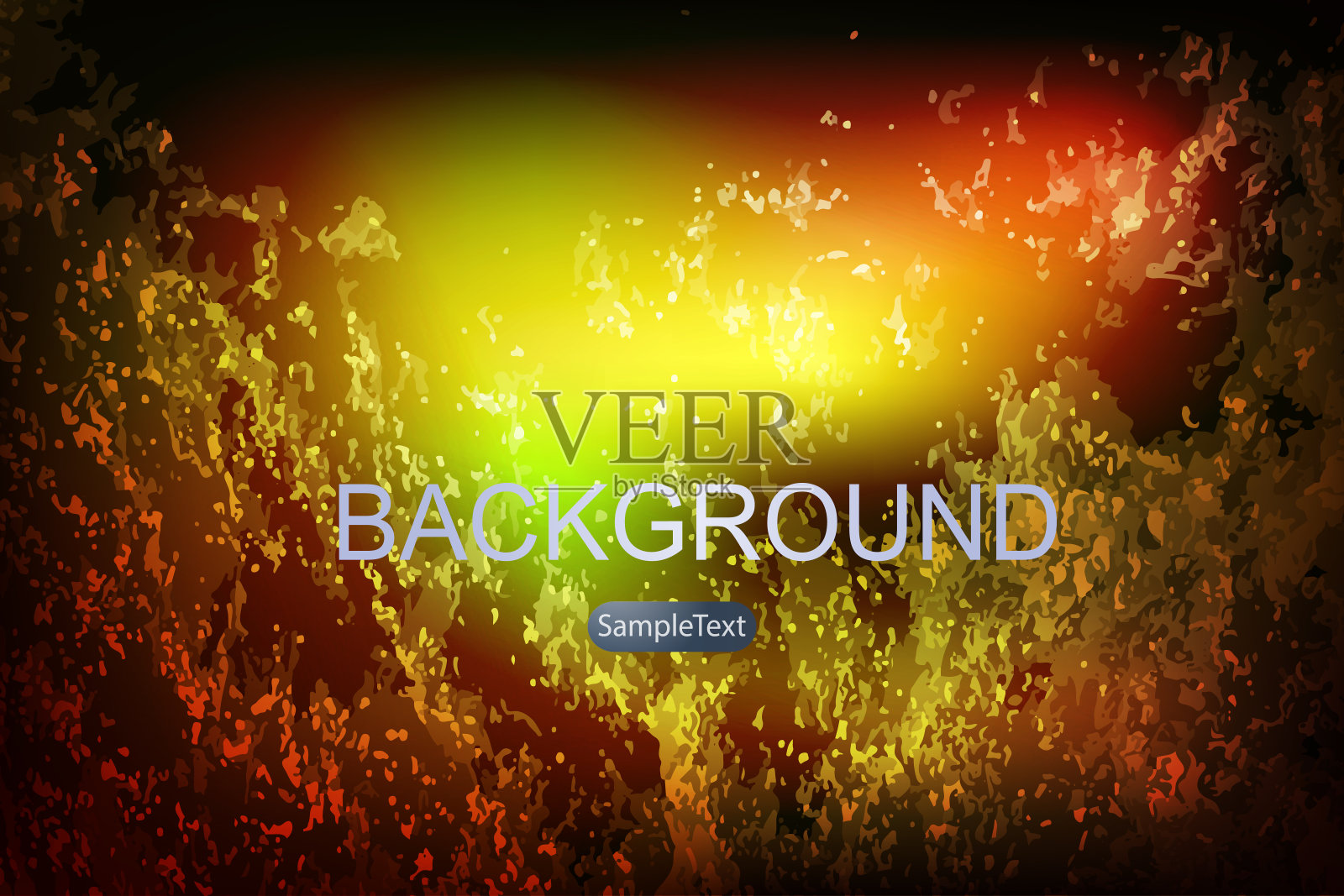 抽象纹理深色多色背景，无序绘制的形状，多色波纹图案插画图片素材