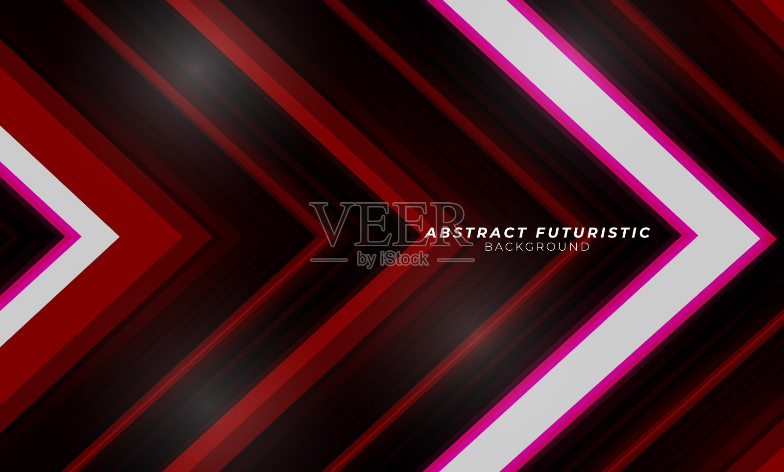 抽象箭头和几何高科技背景。抽象的未来主义艺术墙纸。插画图片素材