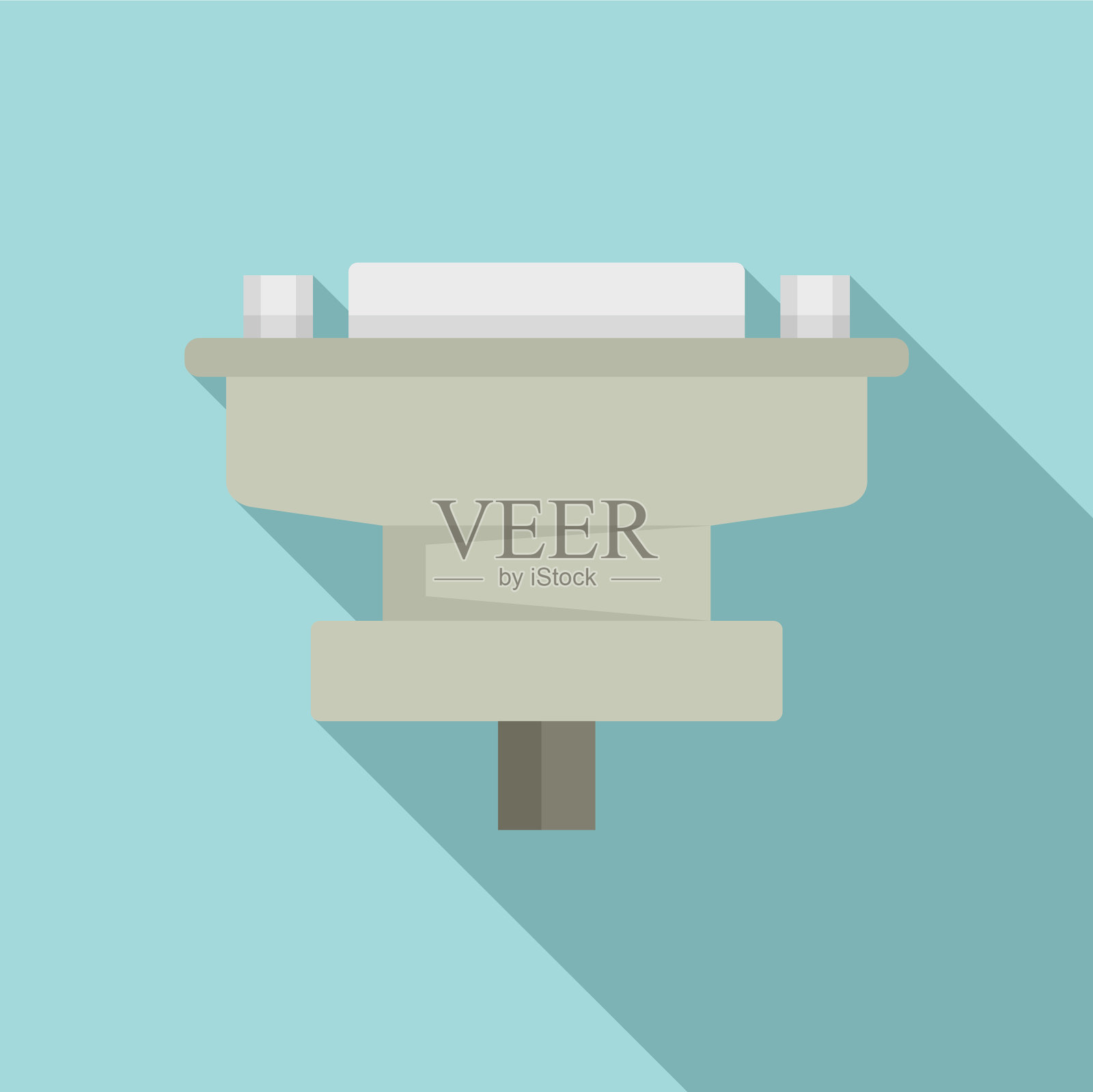 适配器图标平面样式插画图片素材