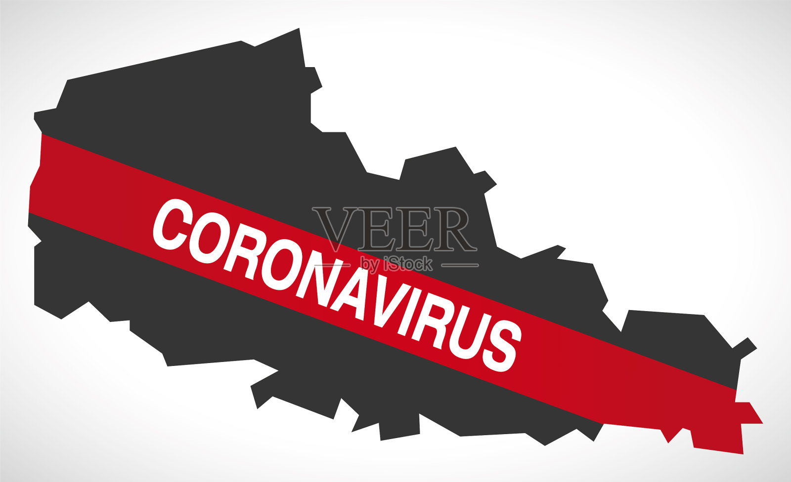 法国北部加莱地区地图插画图片素材