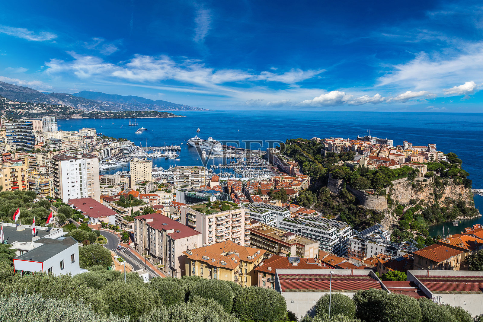 摩纳哥蒙特卡洛王子的宫殿照片摄影图片