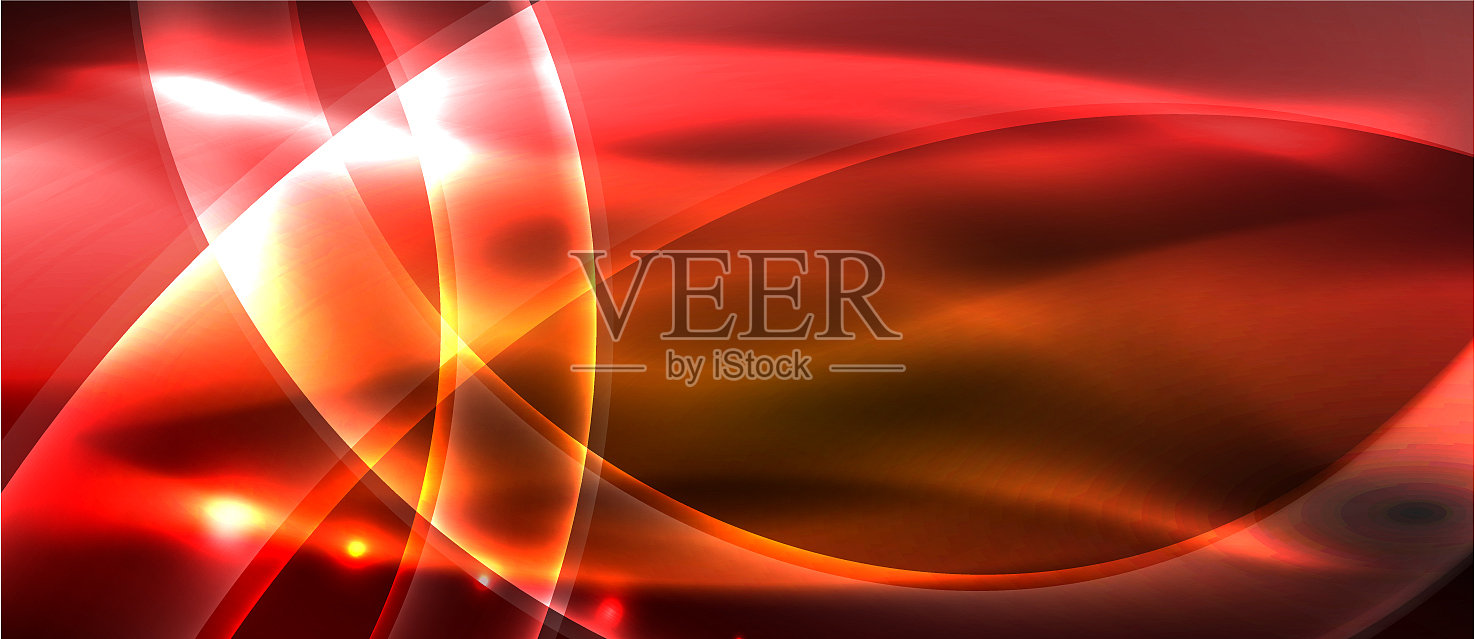 抽象背景用霓虹波光设计插画图片素材