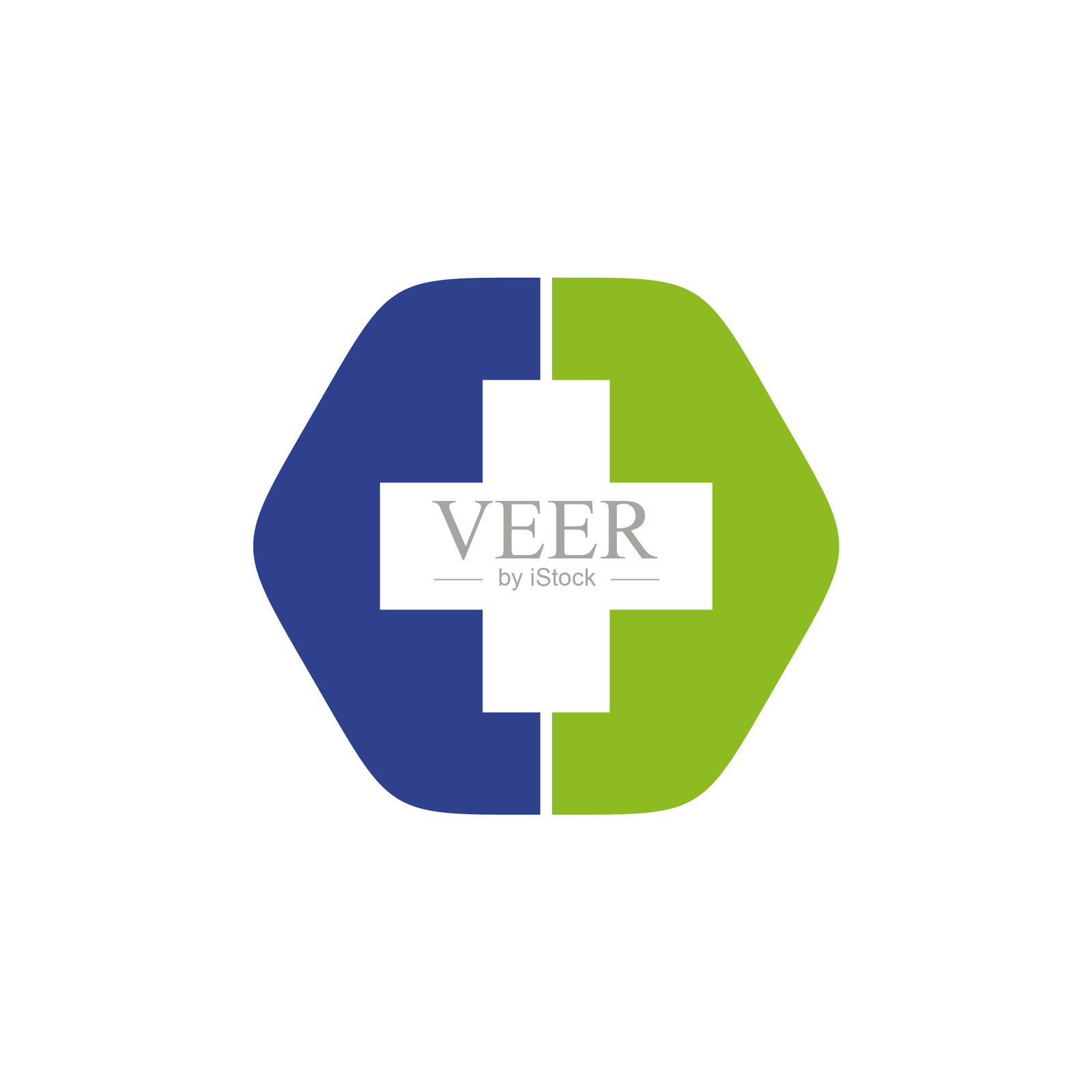 医疗保健标识设计模板插画图片素材