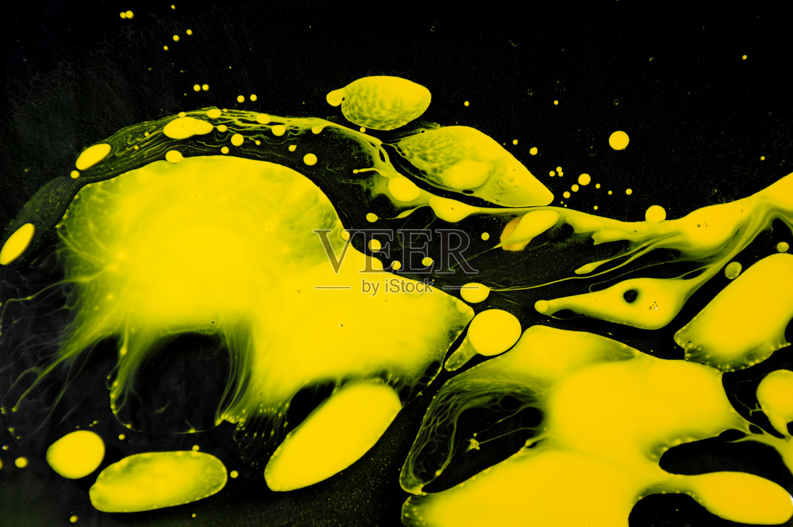 黄色背景抽象调色板，抽象艺术丙烯画纹理背景，春天的颜色，夏天的颜色，春节的背景，绘制表面设计，纹理墙插图照片摄影图片