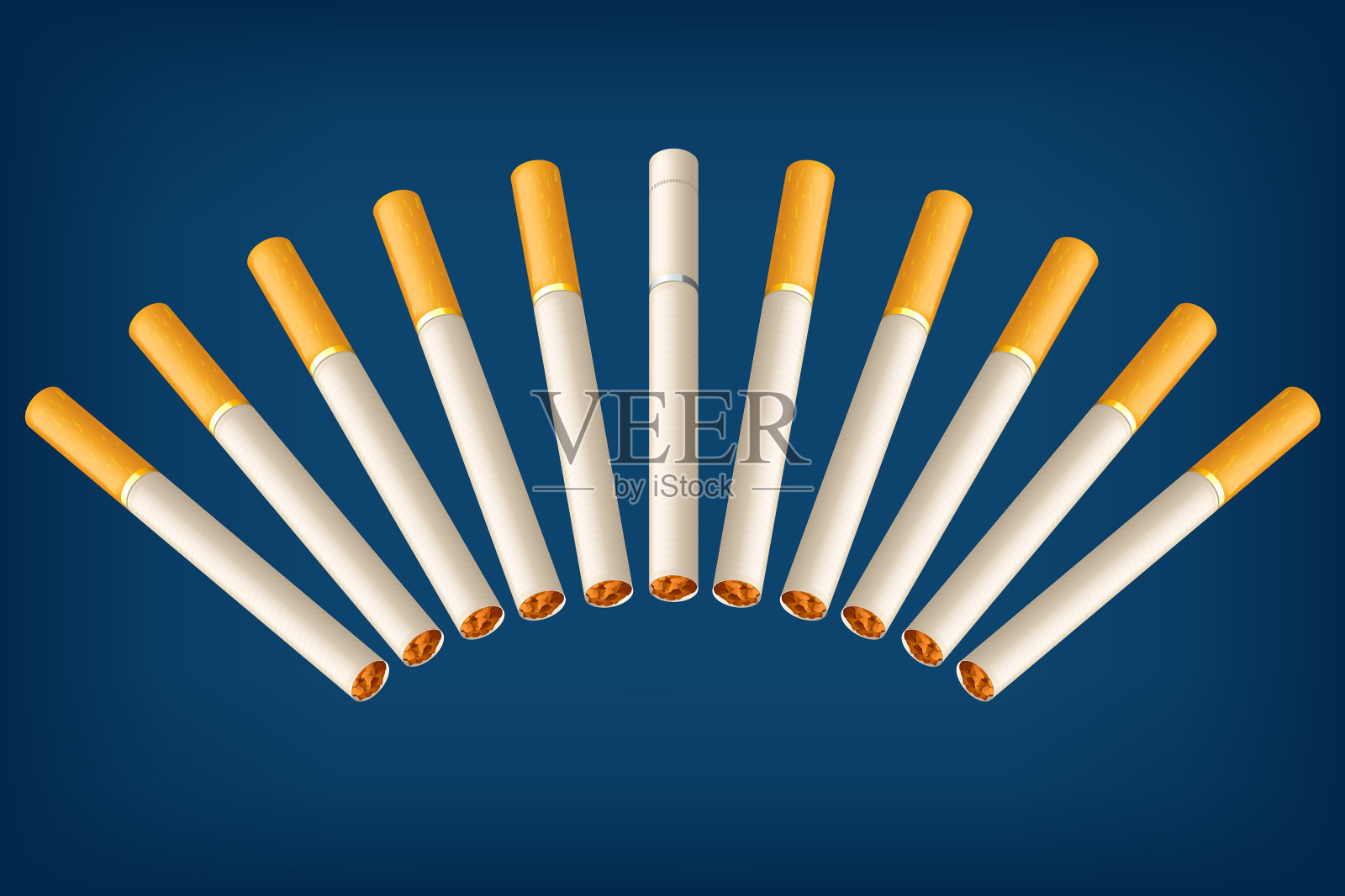 吸烟wrong3插画图片素材